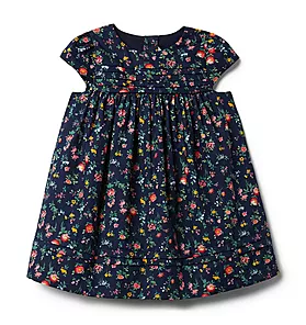 Baby Floral Pleated Dress 