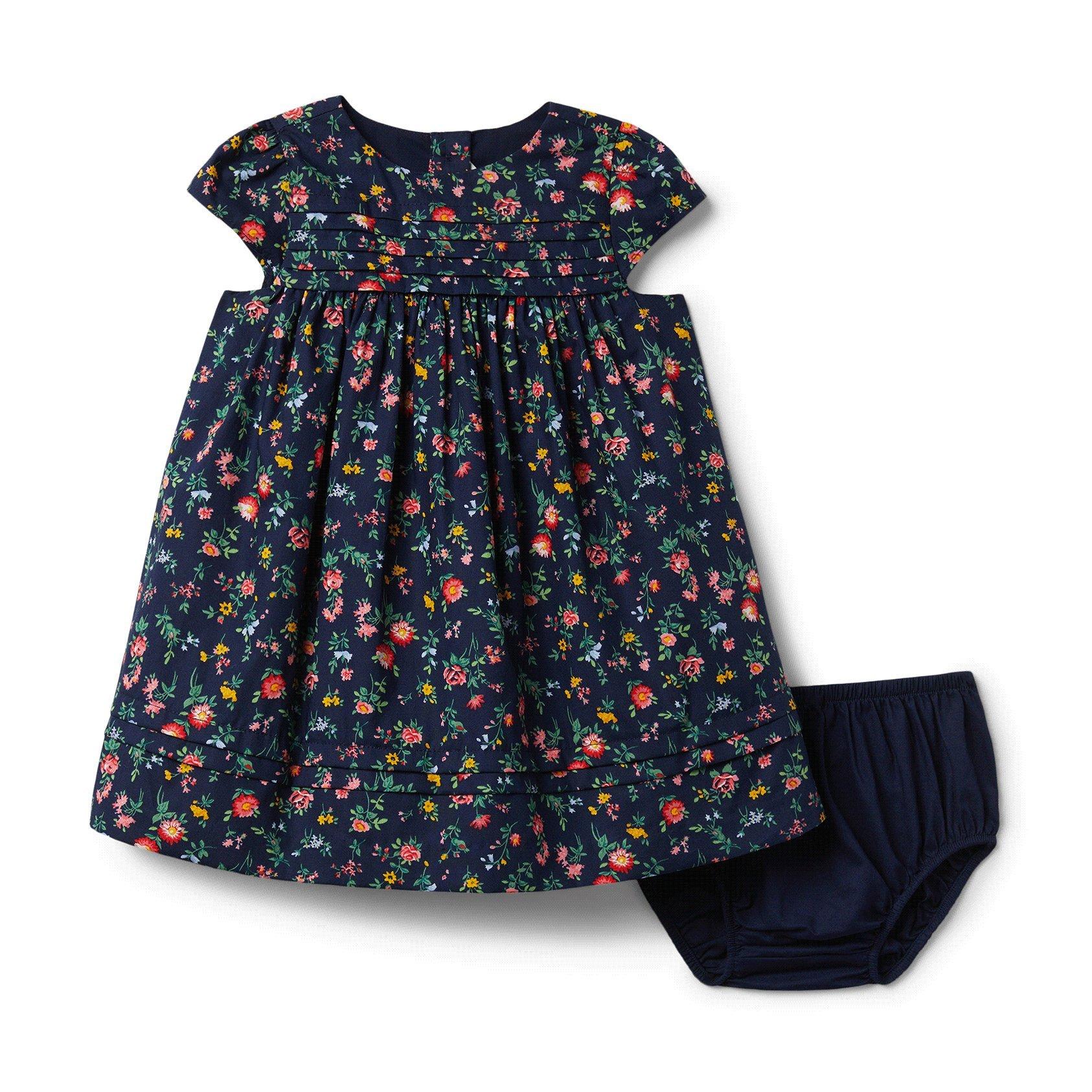 Baby Floral Pleated Dress  image number 3