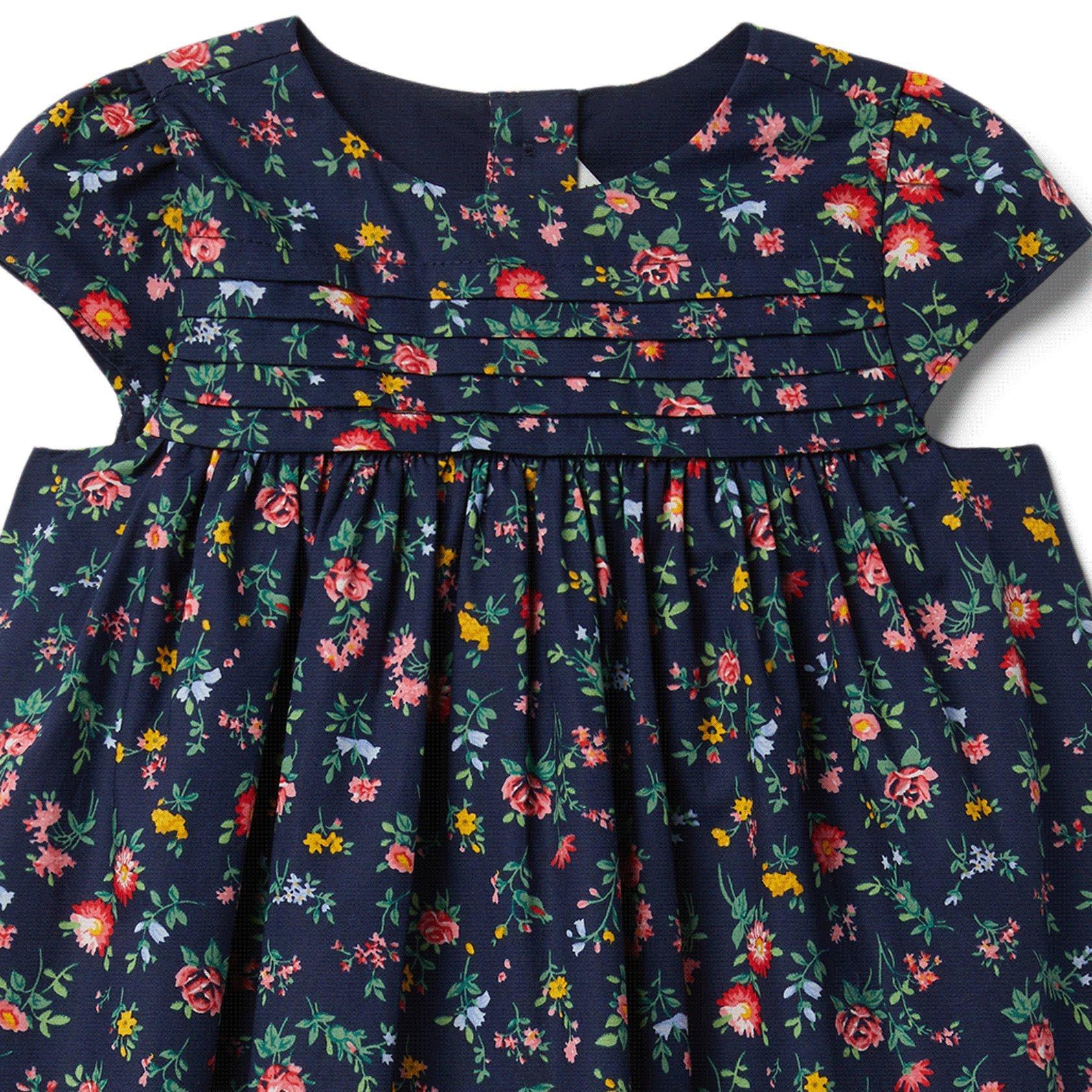 Baby Floral Pleated Dress  image number 1