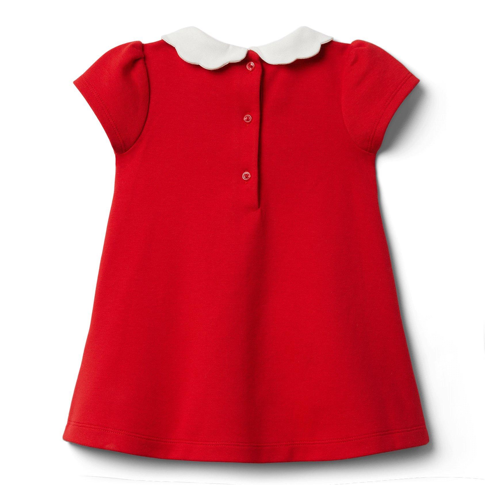 Baby Scallop Collar Ponte Dress  image number 1