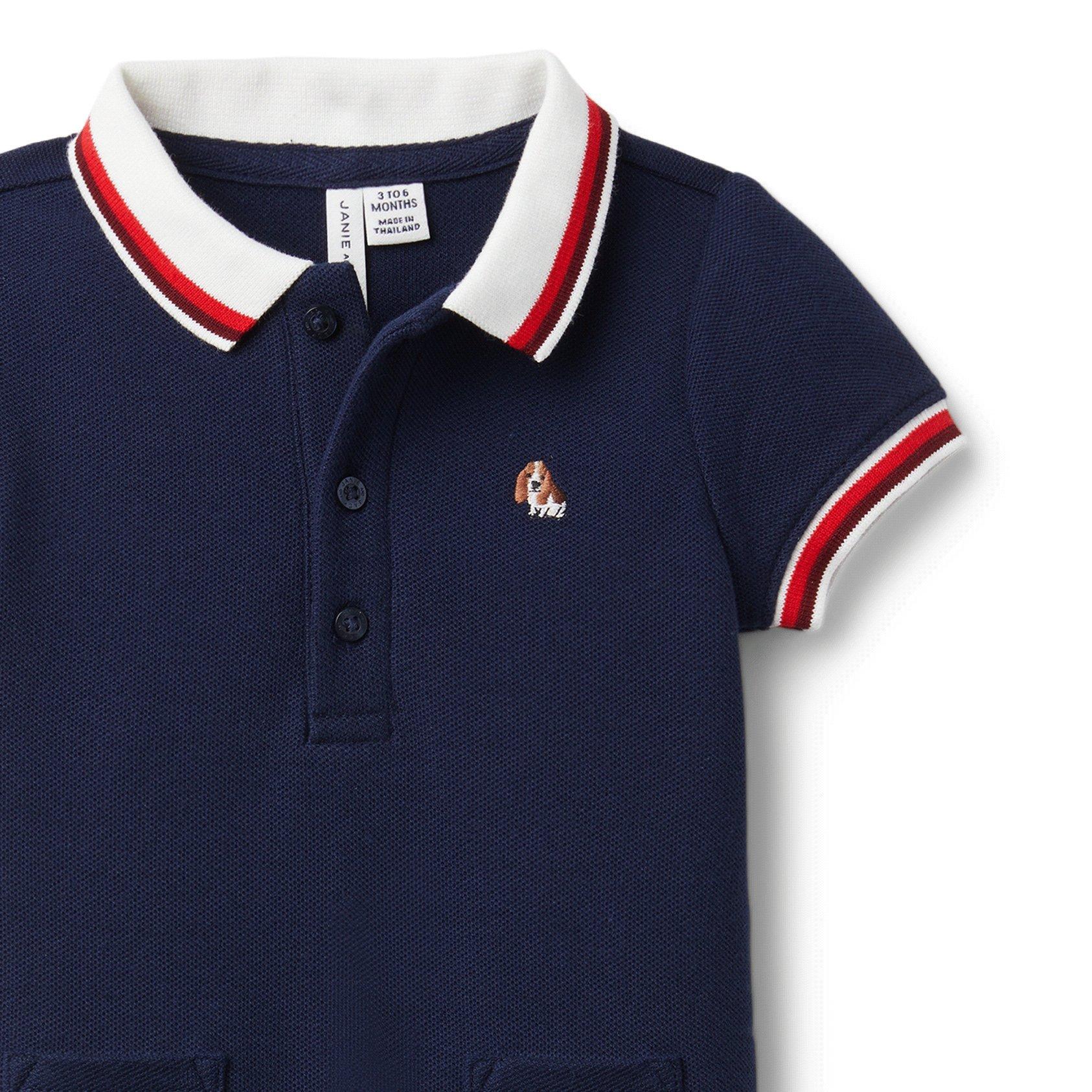 Baby Polo Romper  image number 2