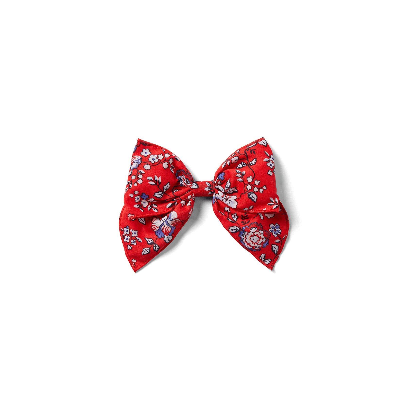 Floral Bow Barrette