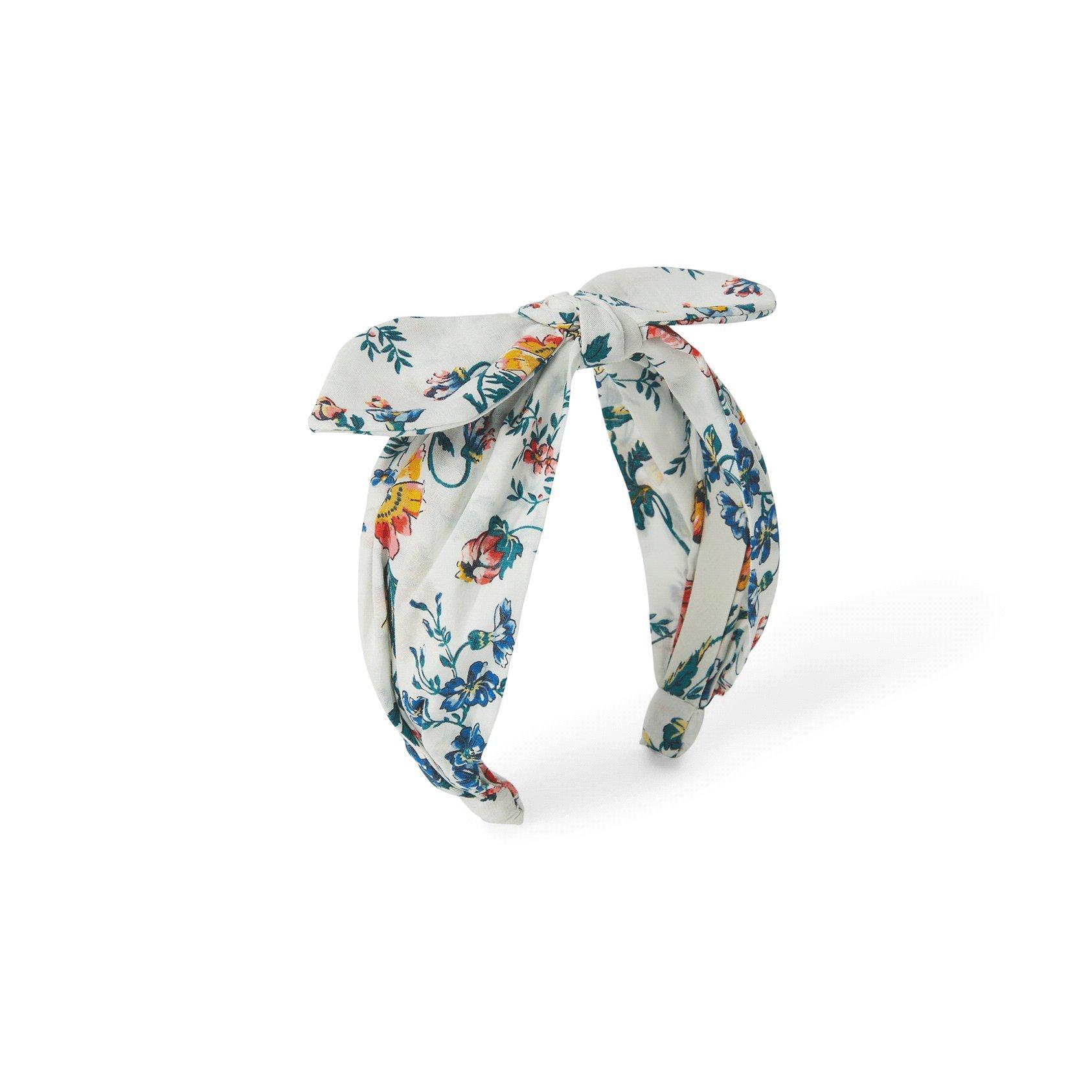Floral Bow Headband 