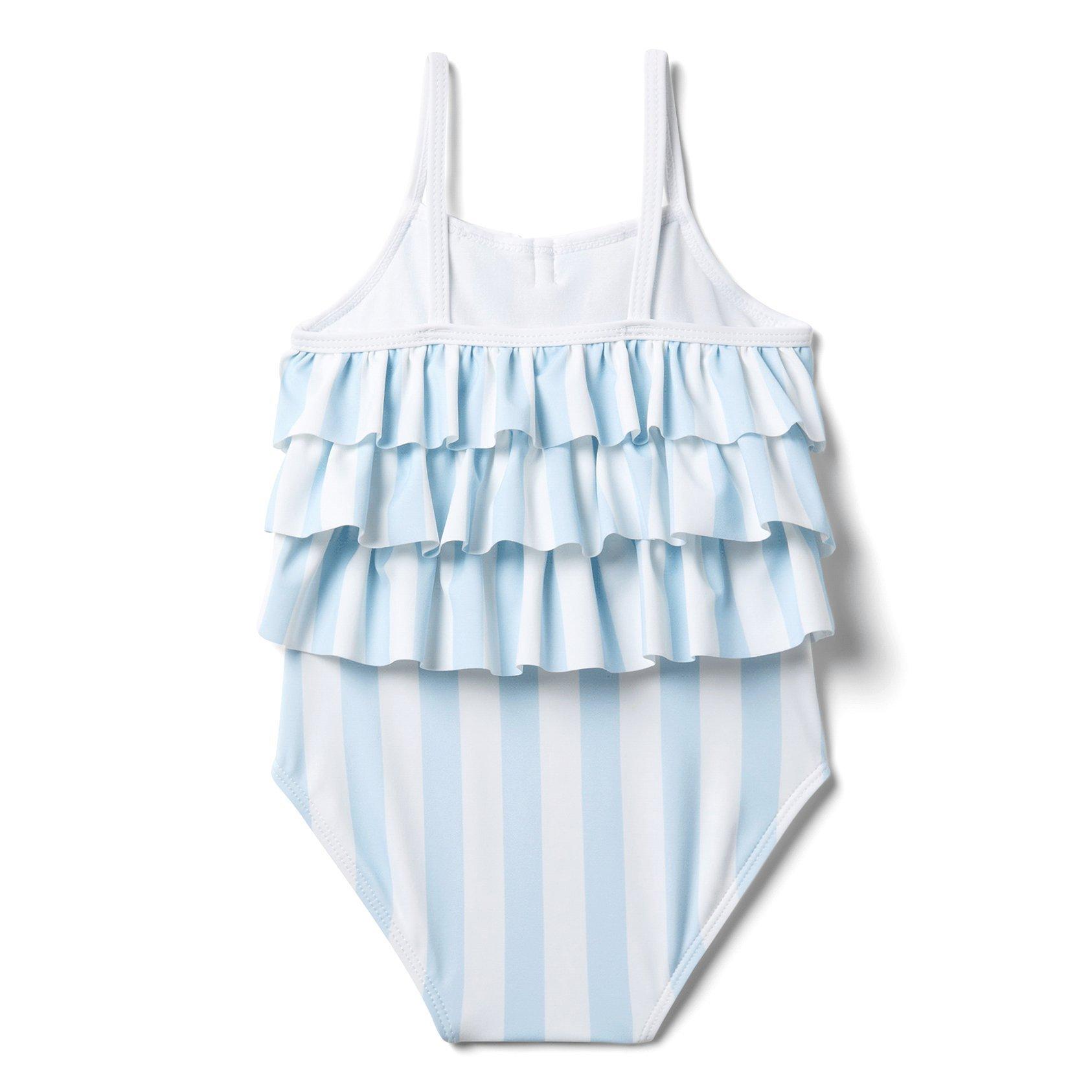 Baby Tiered Striped Swimsuit image number 2