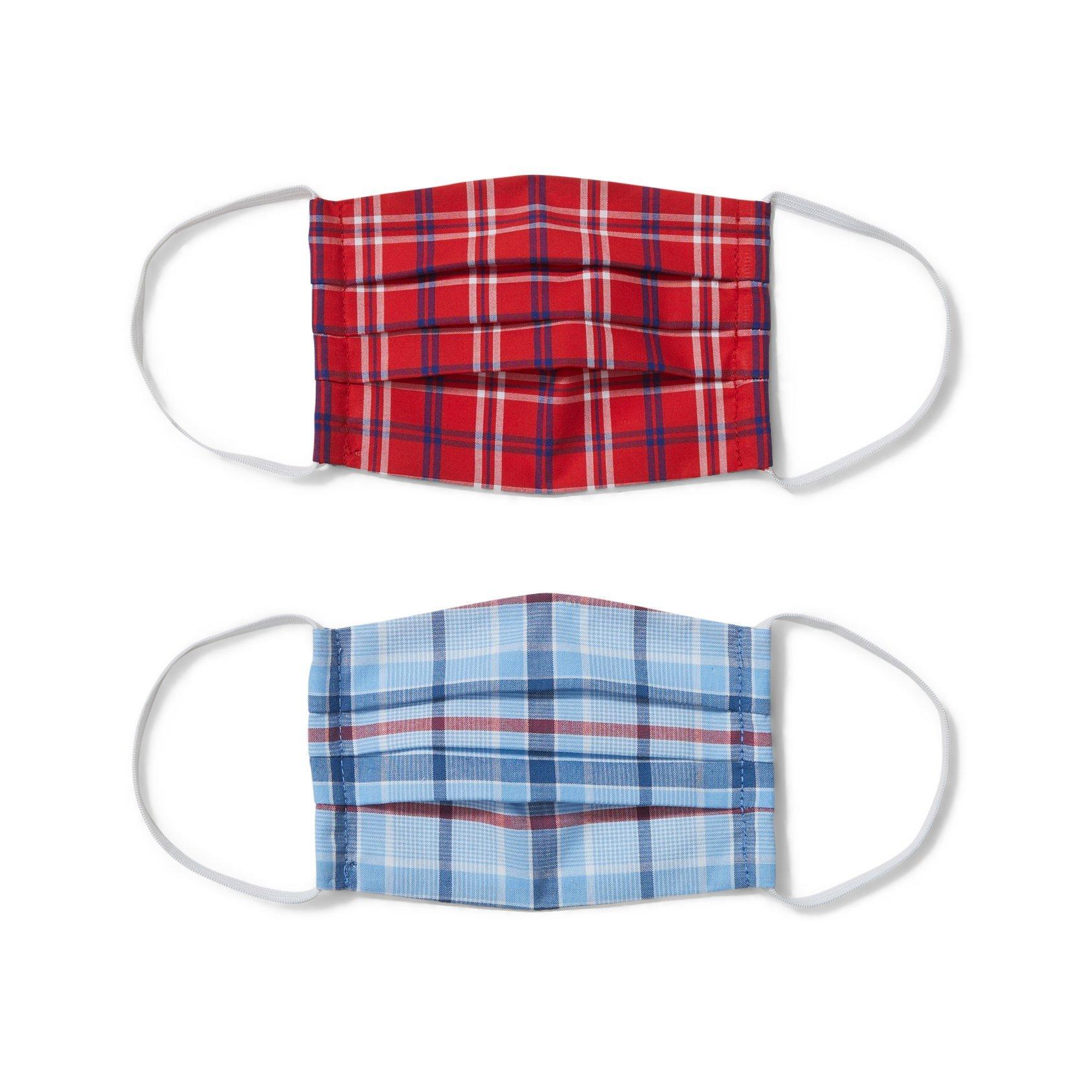 Kid Resort Plaid Mask 2-Pack
