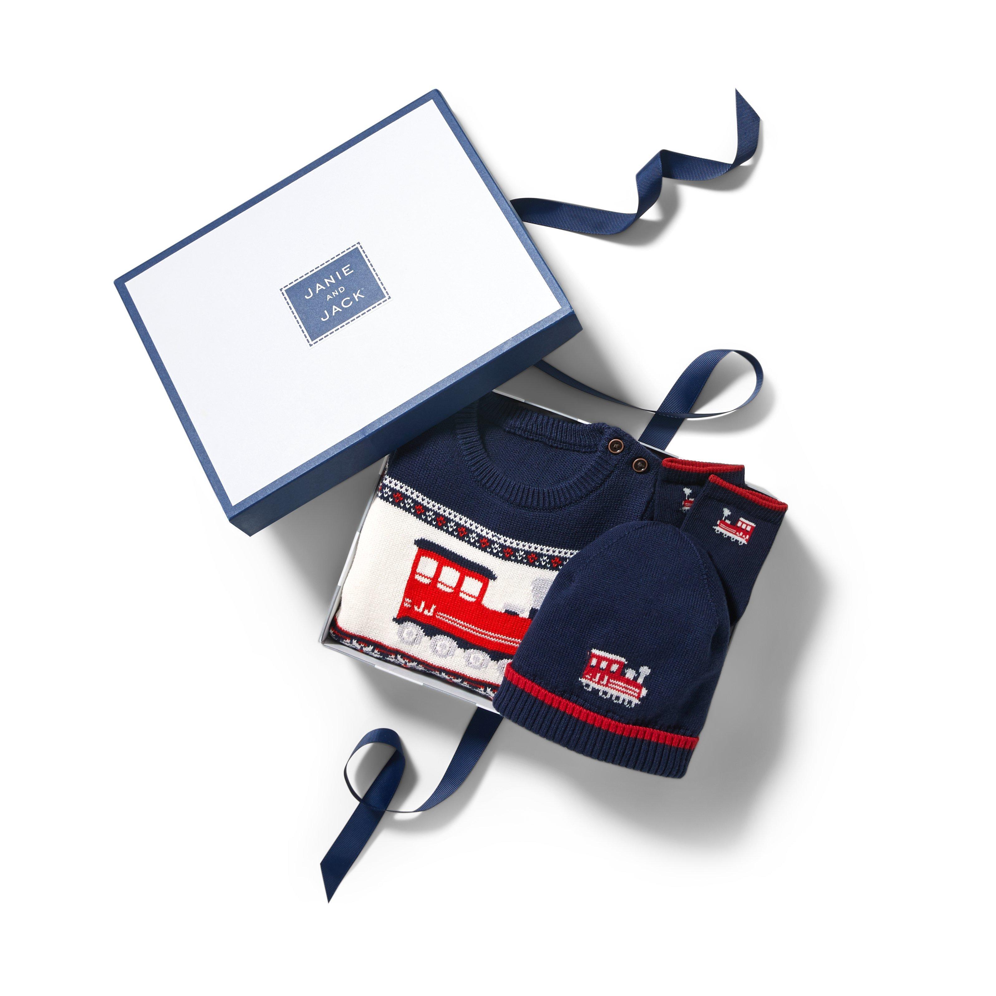 Baby 3-Piece Train Gift Box image number 1