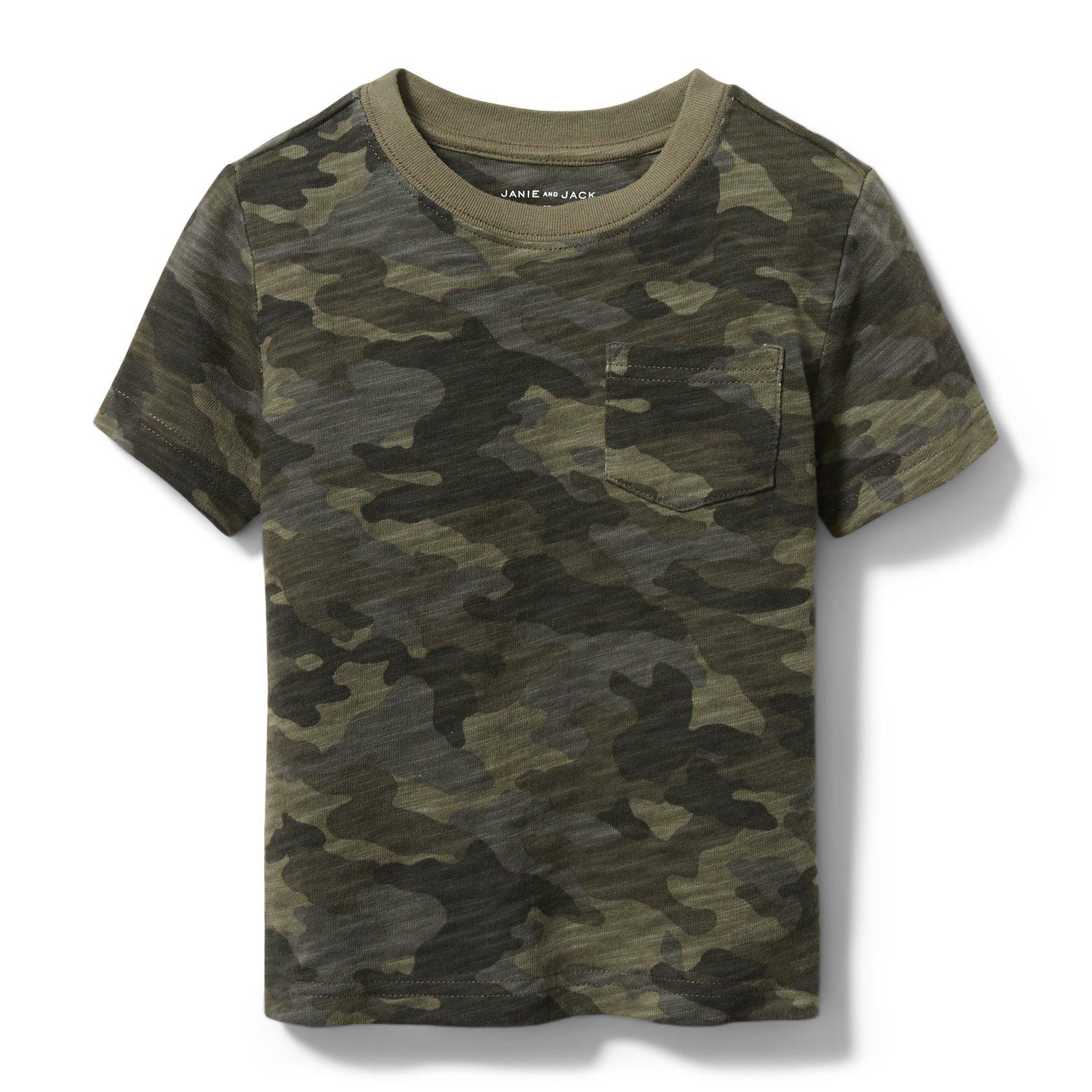 Camo Slub Pocket Tee image number 0