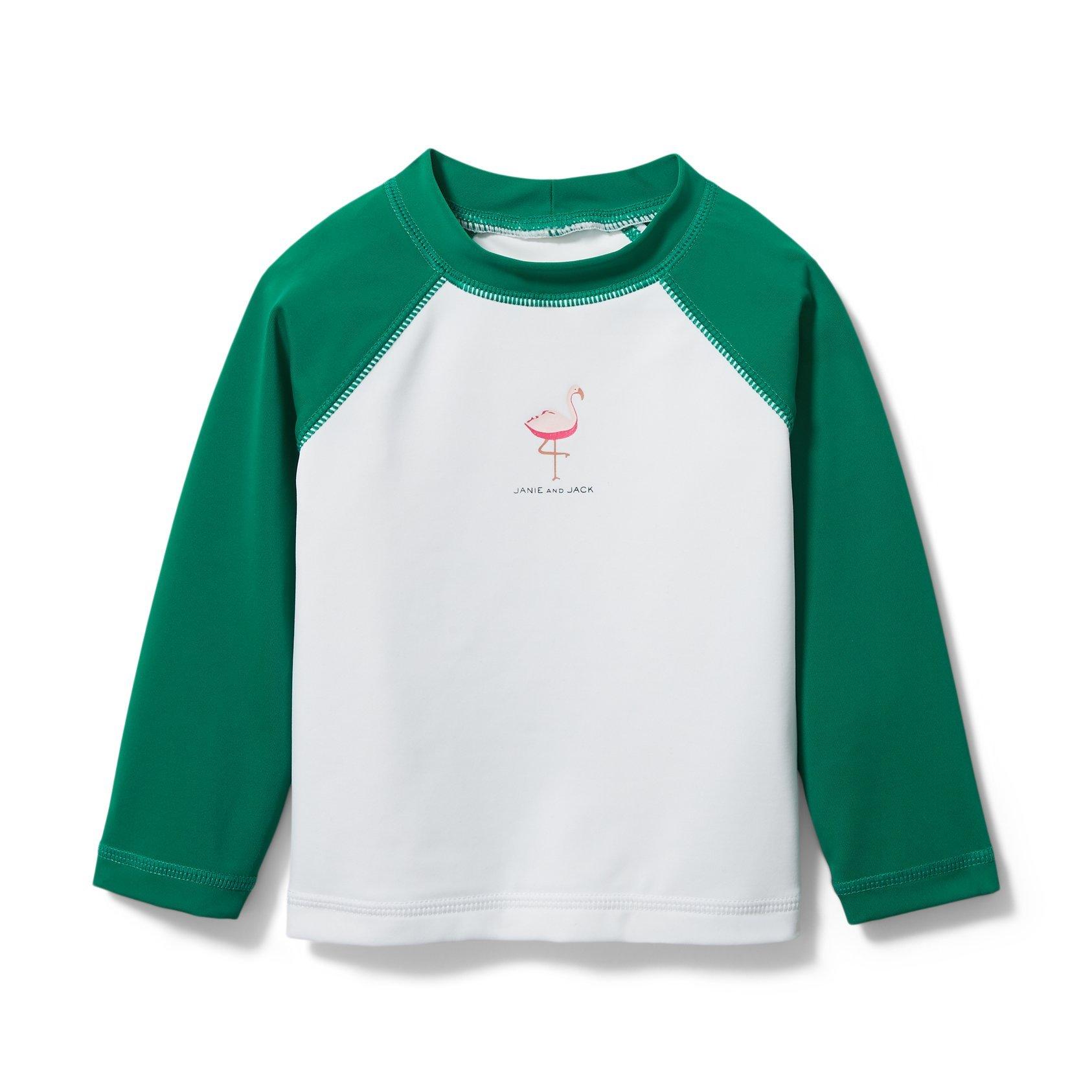 Baby Flamingo Rash Guard image number 0