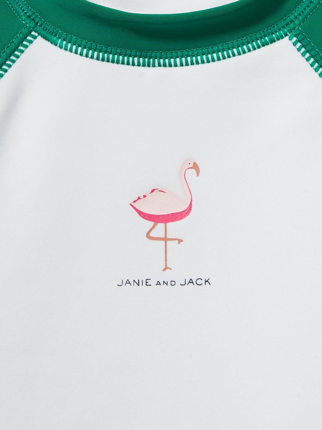 Baby Flamingo Rash Guard image number 1