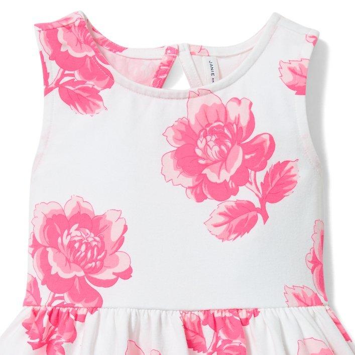 Rose Ruffle Hem Dress image number 1