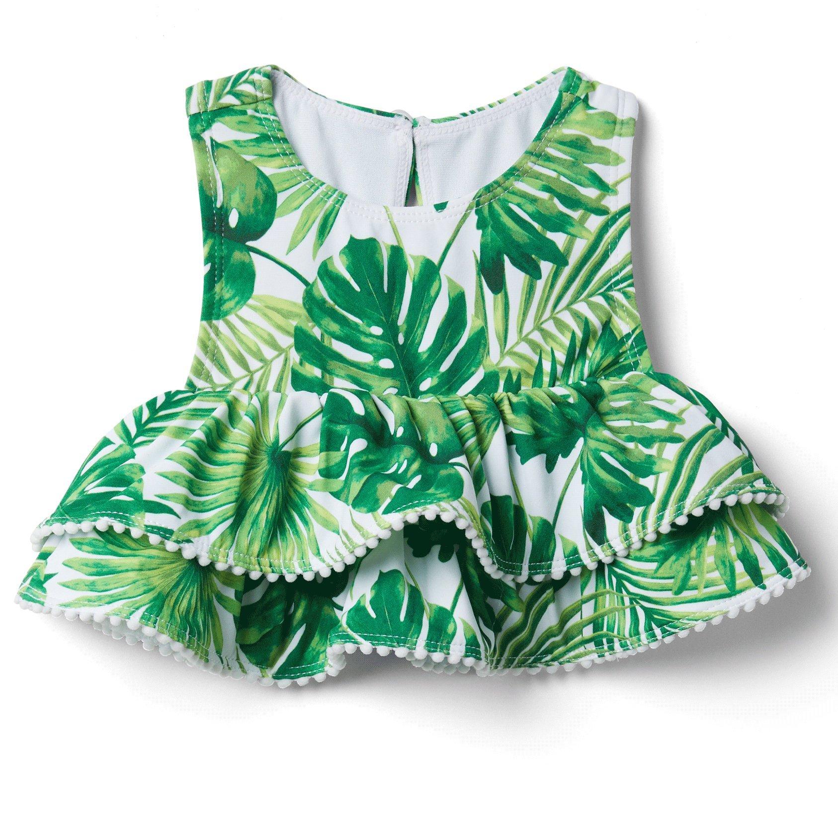 Palm Ruffle 2-Piece Swimsuit image number 2