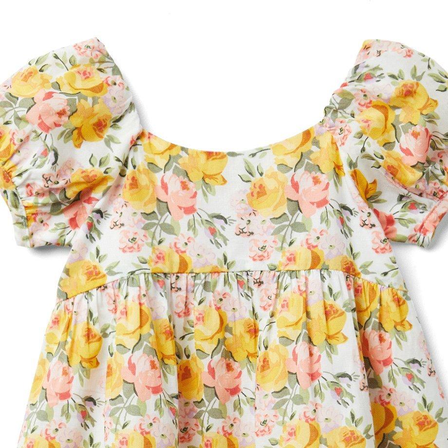 Floral Puff Sleeve Dress image number 1