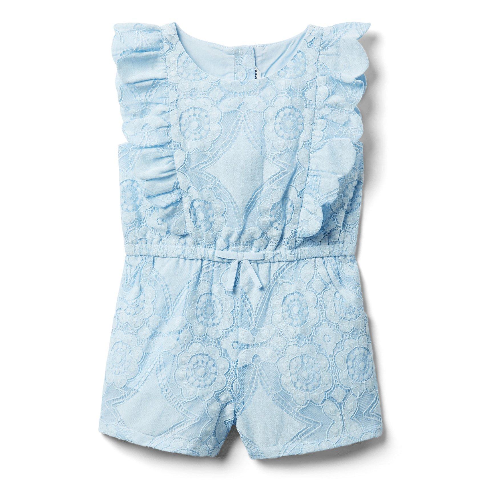 Lace Ruffle Romper image number 0