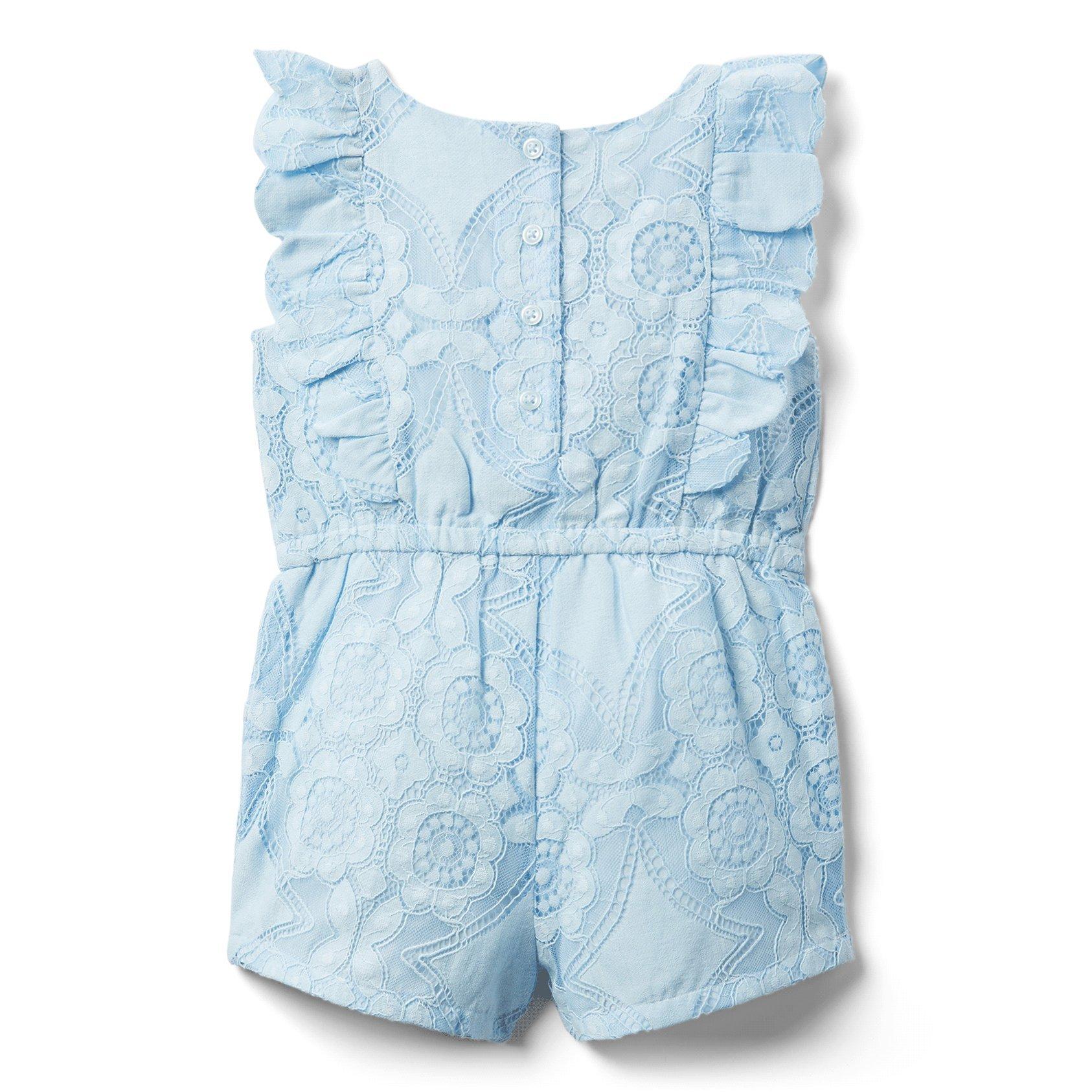 Lace Ruffle Romper image number 1
