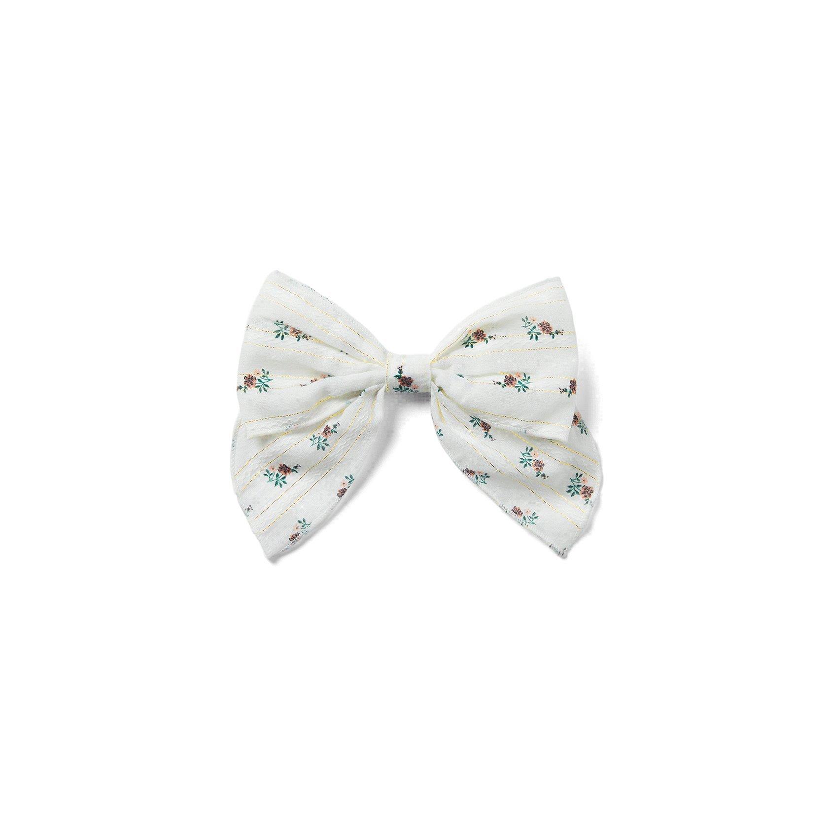 Floral Bow Barrette image number 0