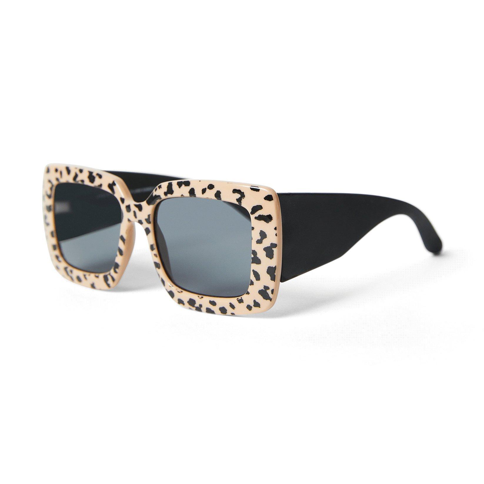 Leopard Square Sunglasses image number 1