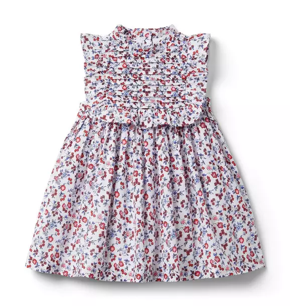 Baby Ditsy Floral Pleated Dress image number 0
