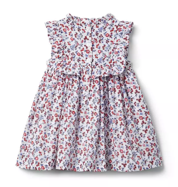 Baby Ditsy Floral Pleated Dress image number 3