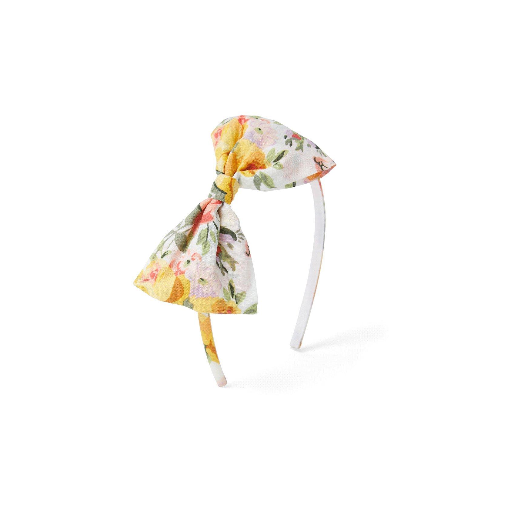 Floral Bow Headband image number 0