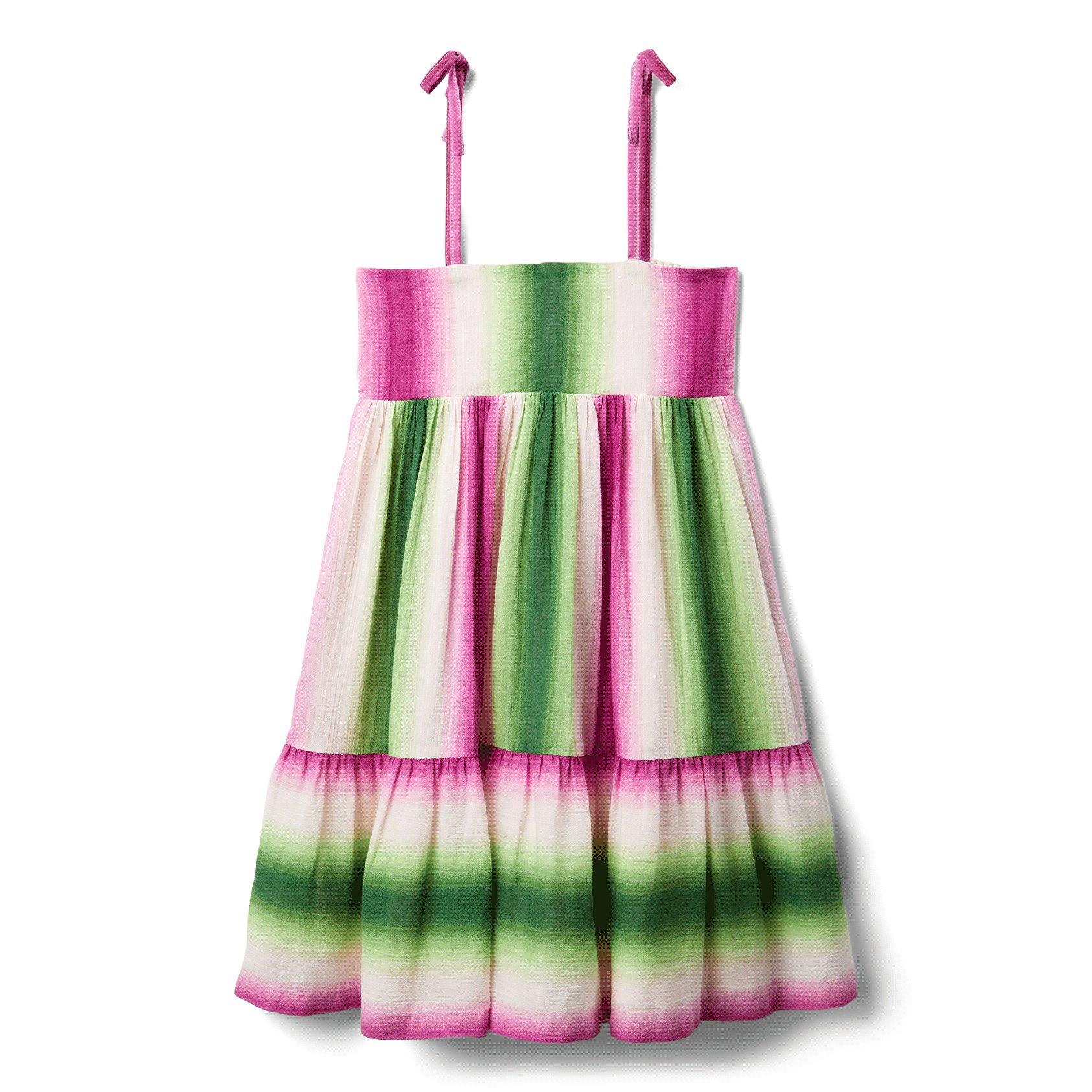 Striped Smocked Dress image number 4