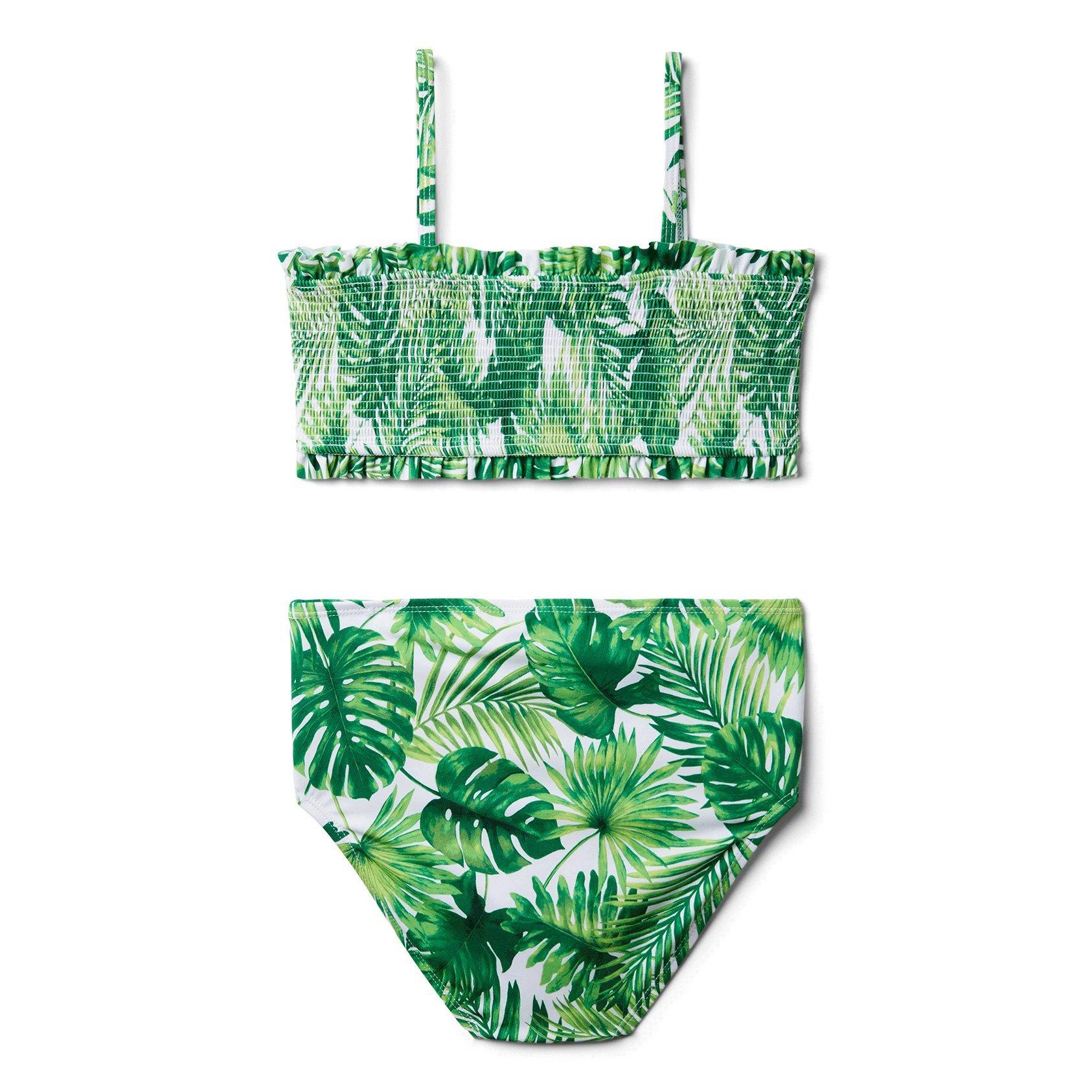 Palm Scalloped 2-Piece Swimsuit image number 3