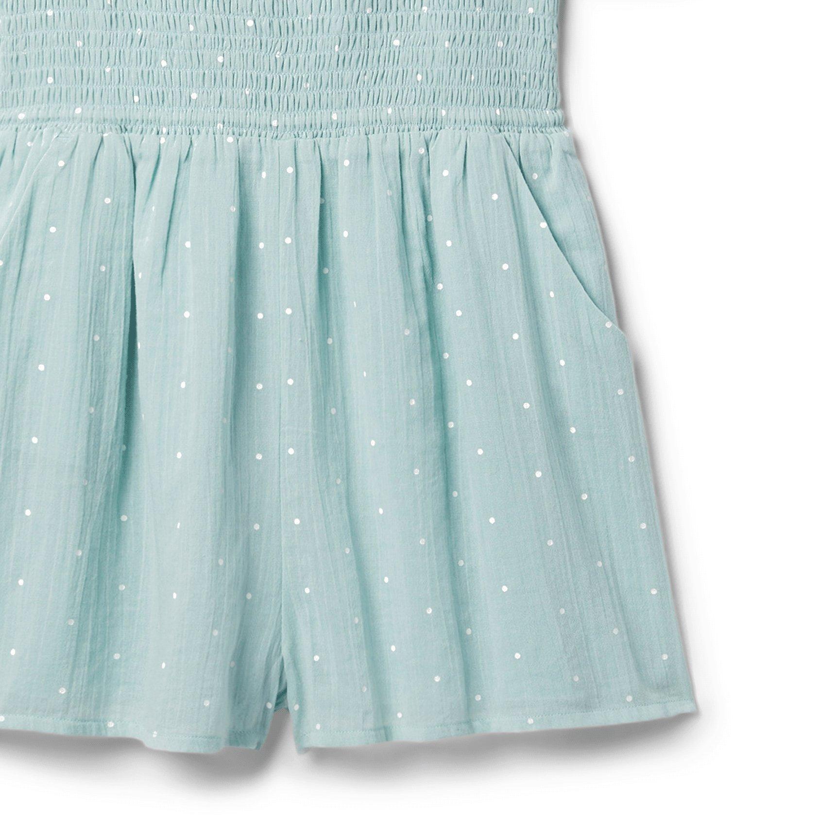 Cold Shoulder Puff Sleeve Romper  image number 1