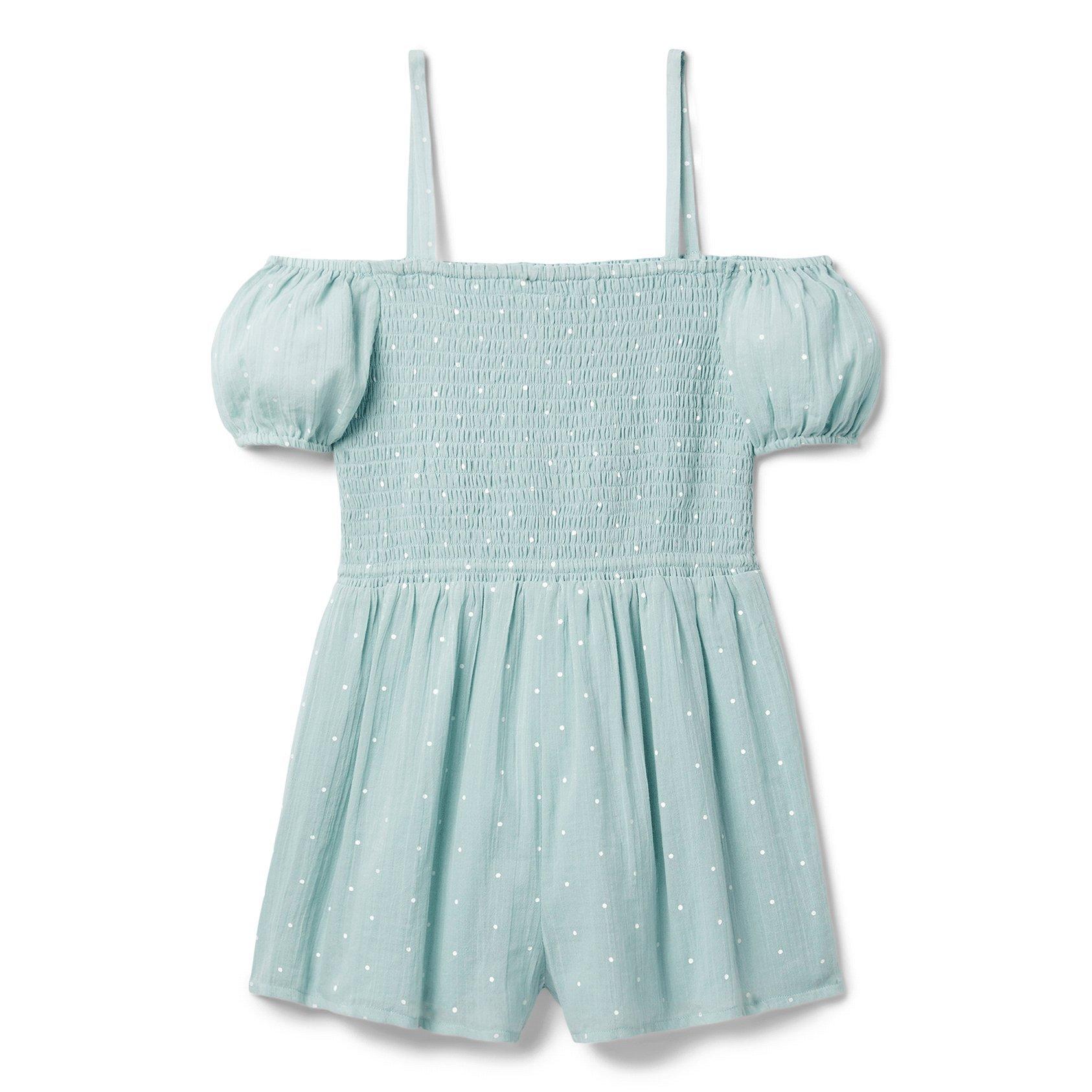 Cold Shoulder Puff Sleeve Romper  image number 2