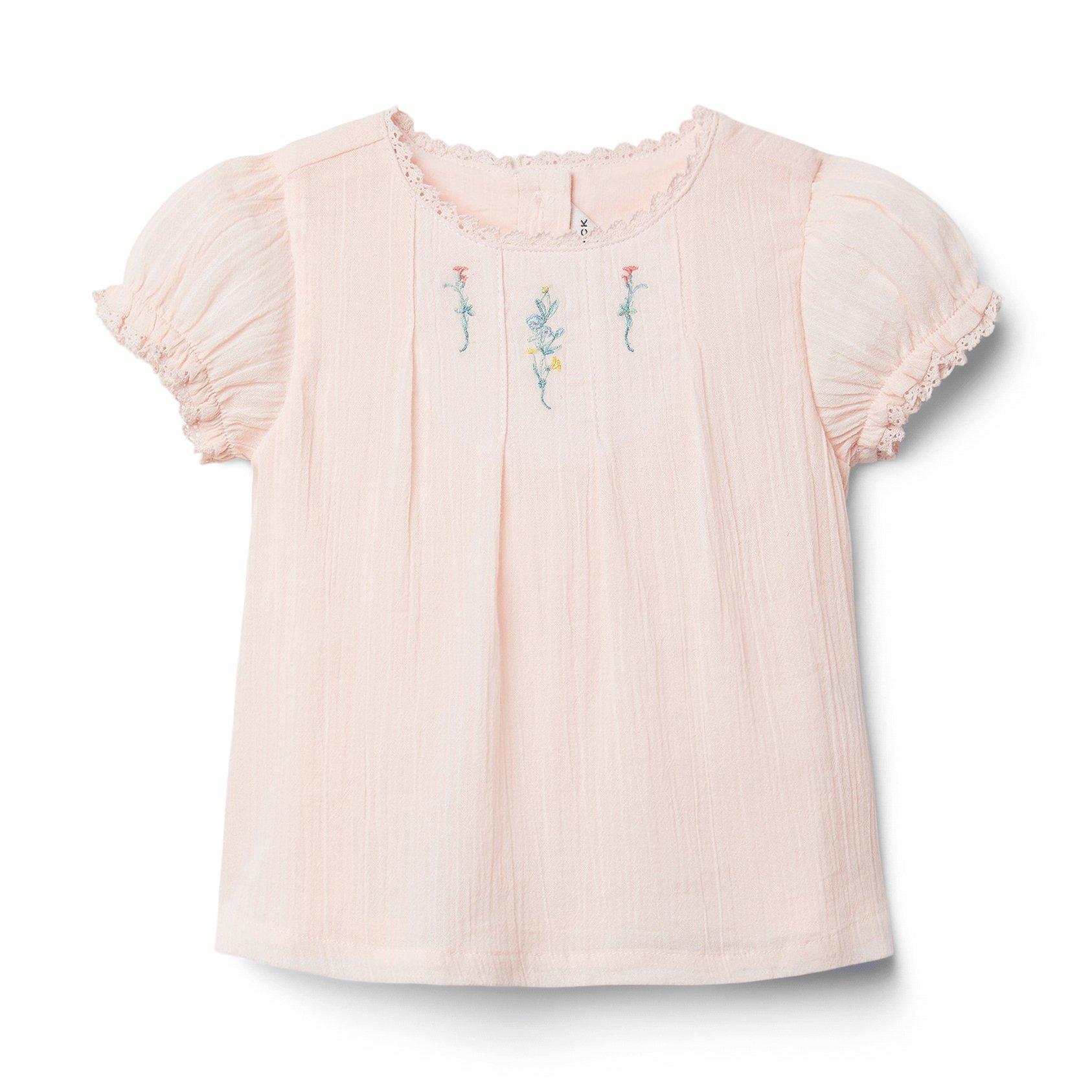 Baby Embroidered Floral Top  image number 0