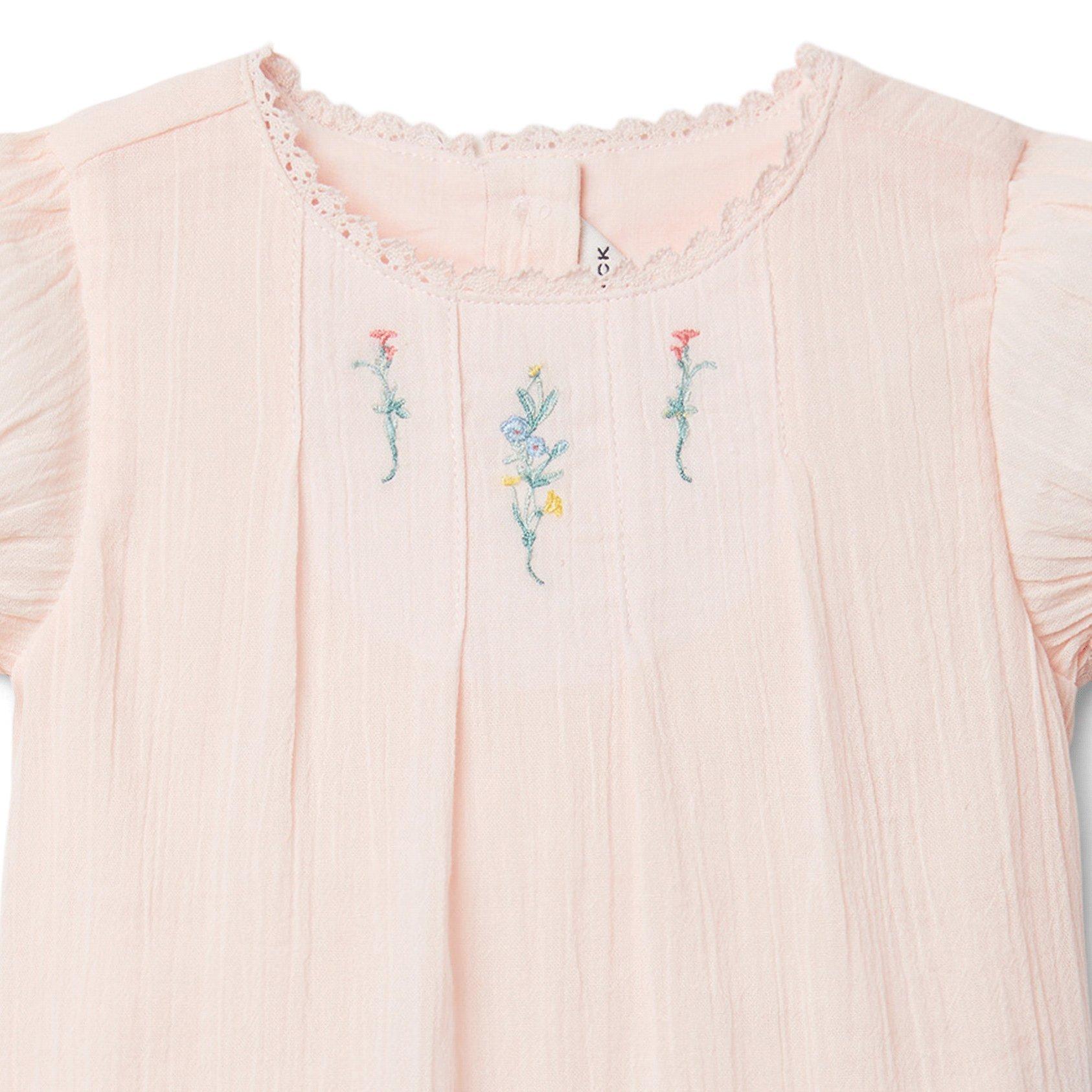 Baby Embroidered Floral Top  image number 1