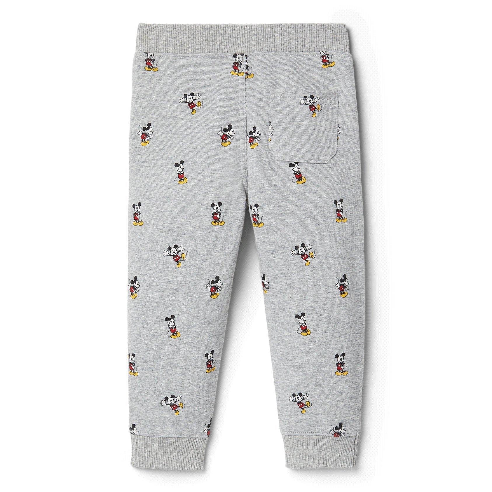 Mickey Mouse Print Joggers with Insert Pockets