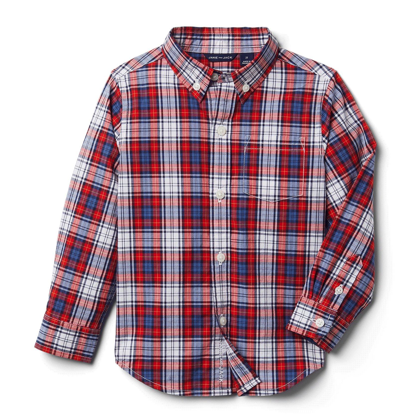 Plaid Poplin Shirt image number 0