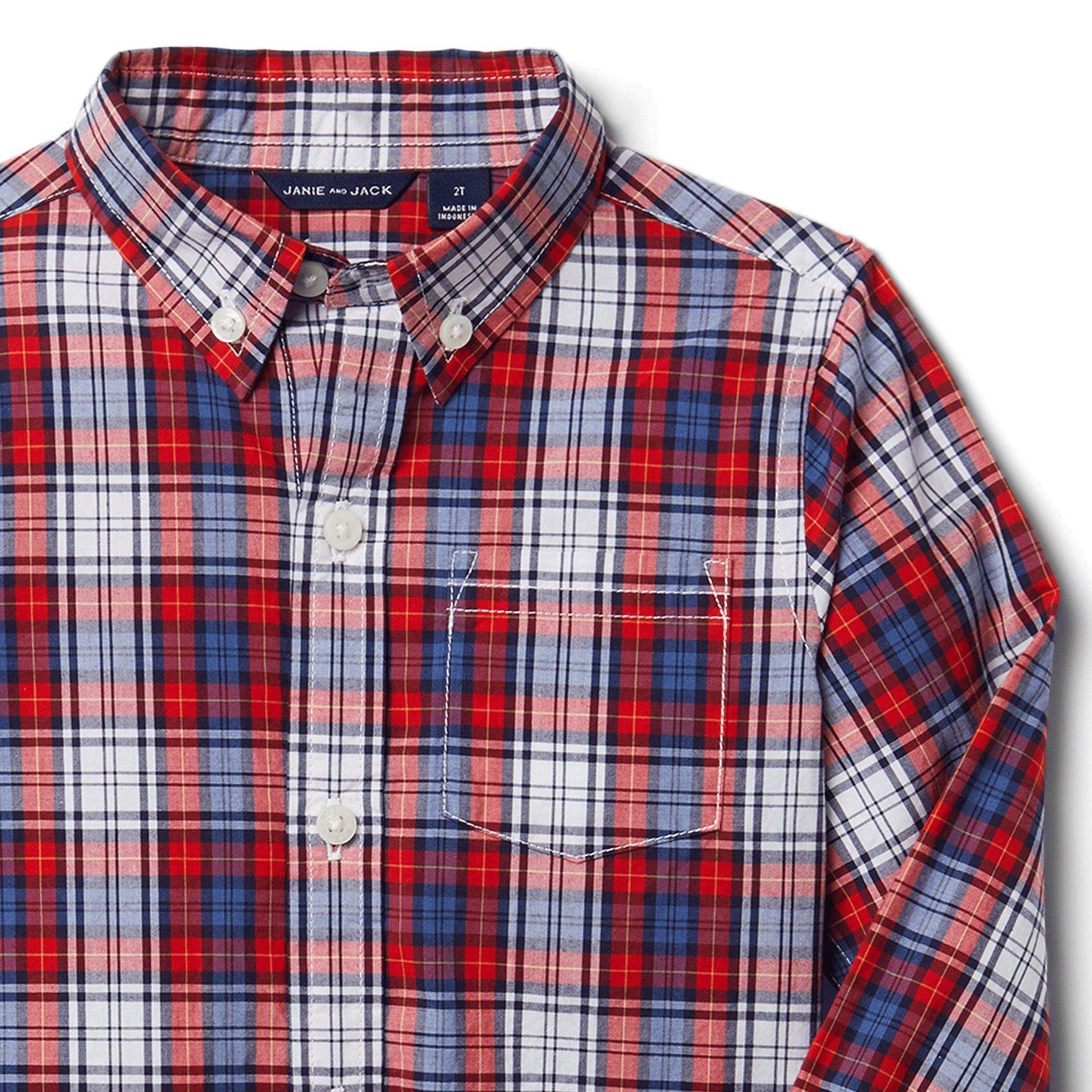 Plaid Poplin Shirt image number 1