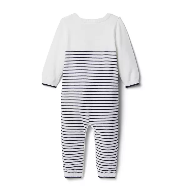 Disney Mickey Mouse Baby Striped 1-Piece image number 2