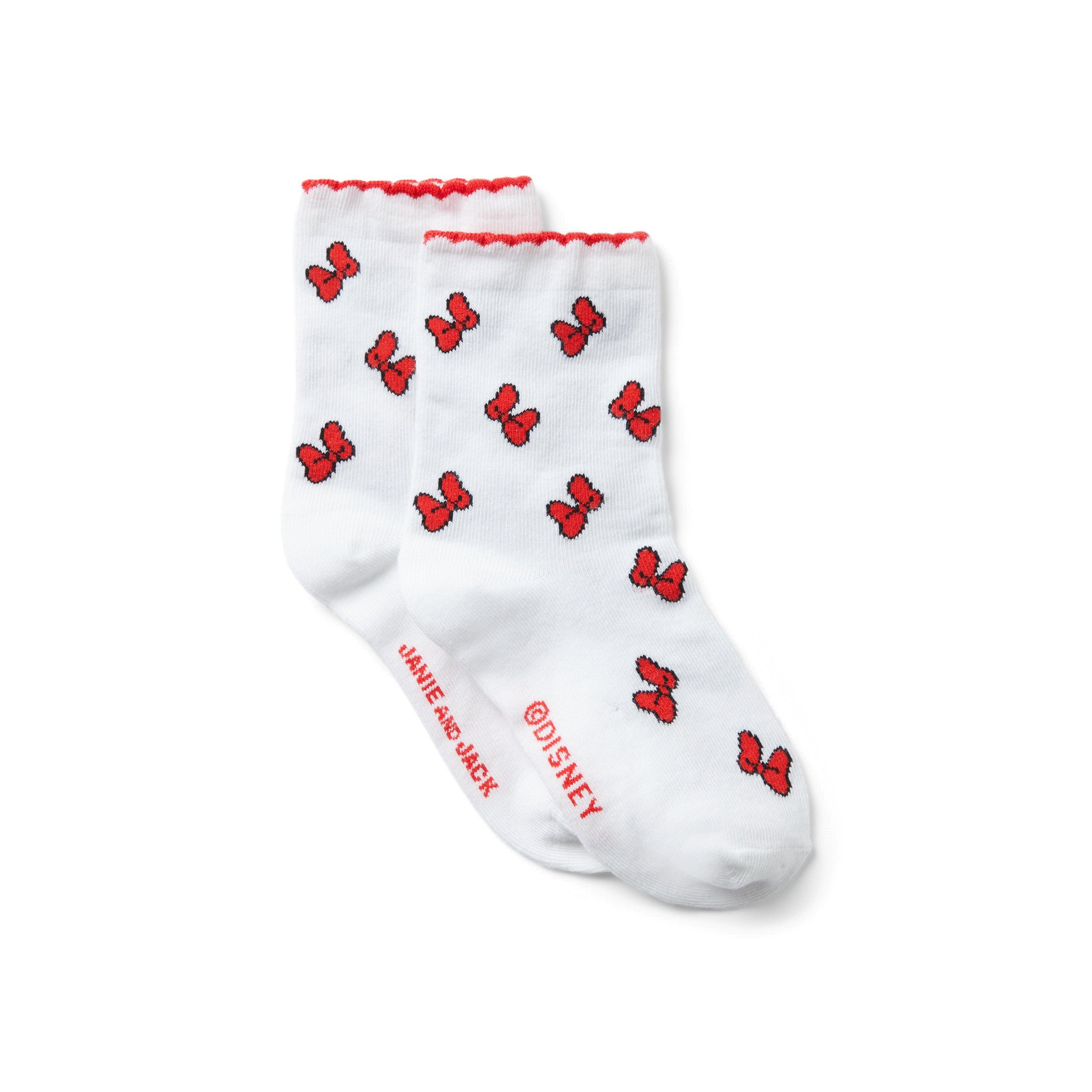 Boy White Mickey Mouse Disney Mickey Mouse Sock by Janie and Jack