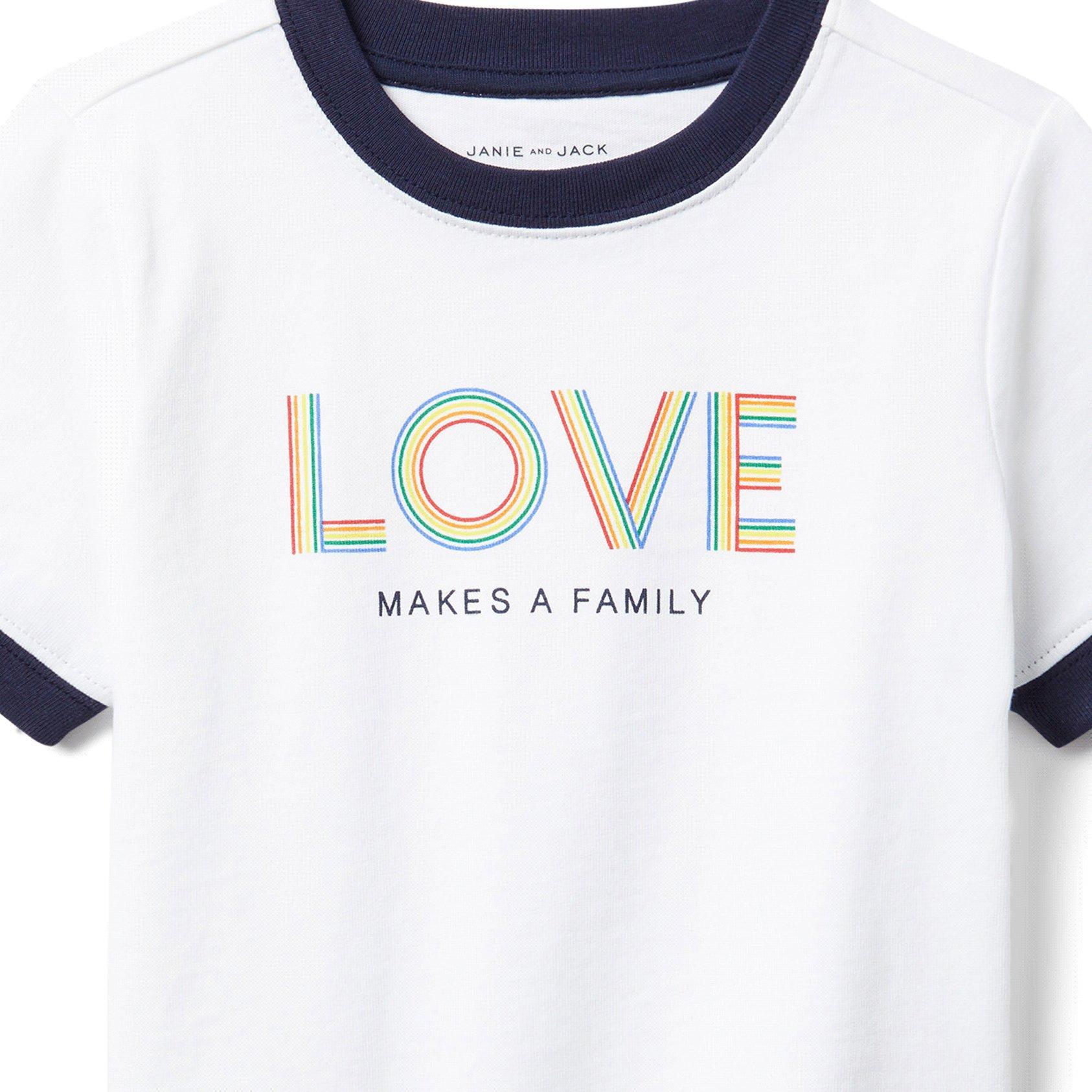 Love Makes A Family Tee image number 1