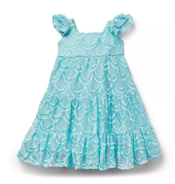 Disney Ariel Tulle Embroidered Dress image number 0