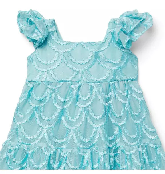 Disney Ariel Tulle Embroidered Dress image number 2