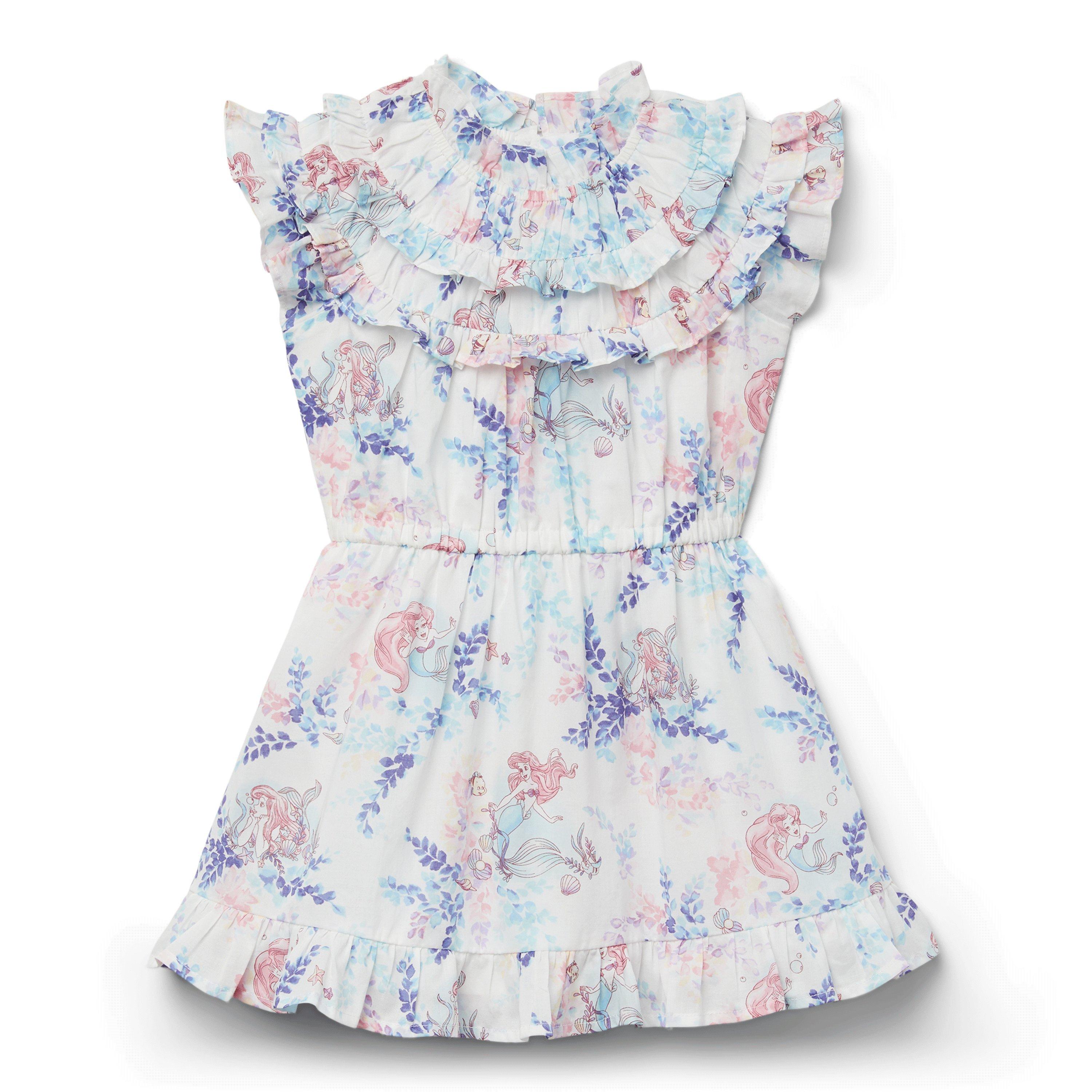 Disney Ariel Floral Ruffle Dress image number 0