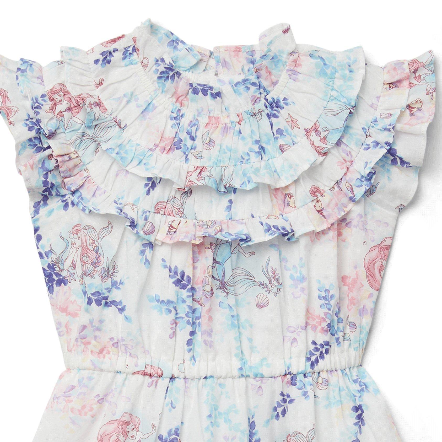 Disney Ariel Floral Ruffle Dress image number 2