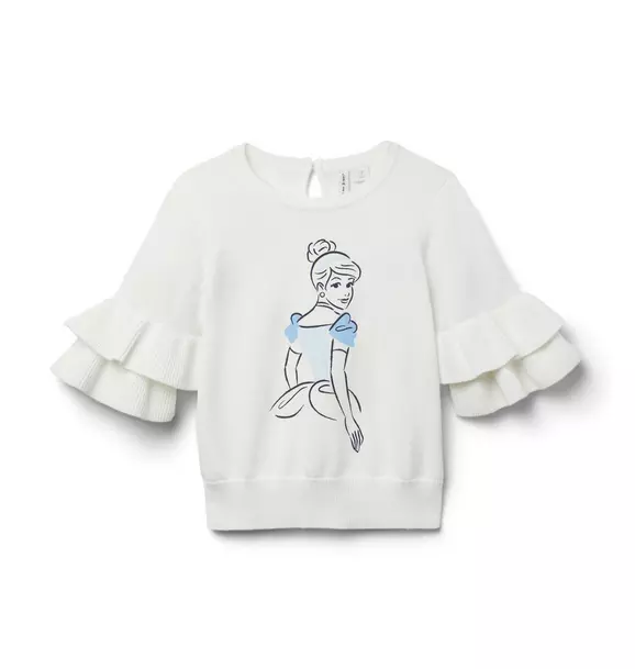 Disney Cinderella Ruffle Cuff Sweater