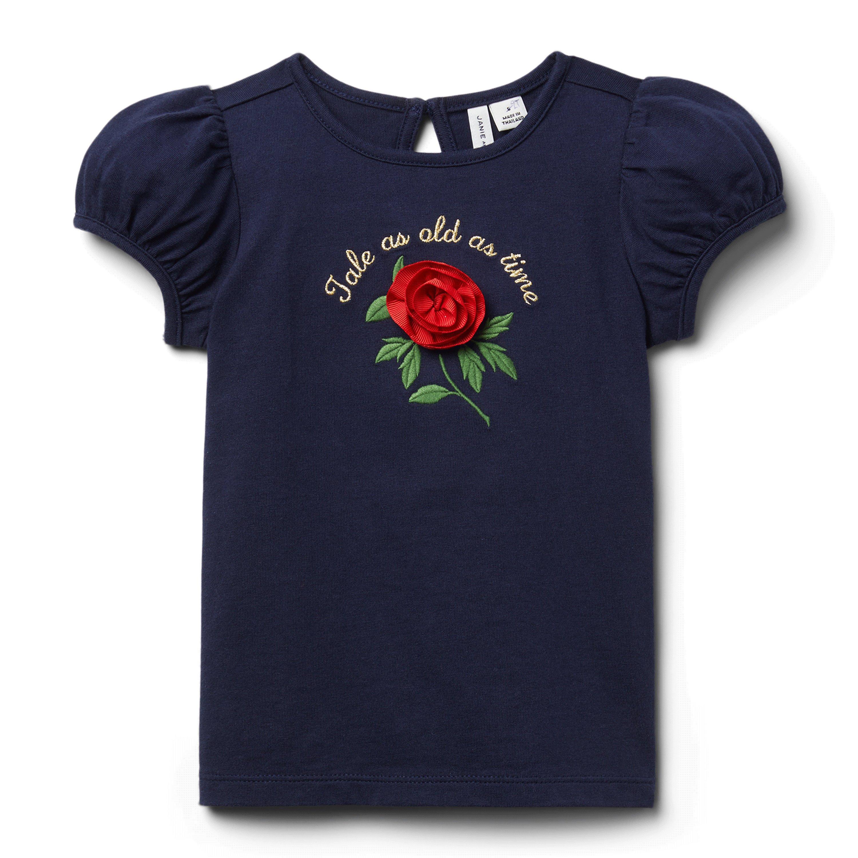 Disney Belle Embroidered Tee image number 0