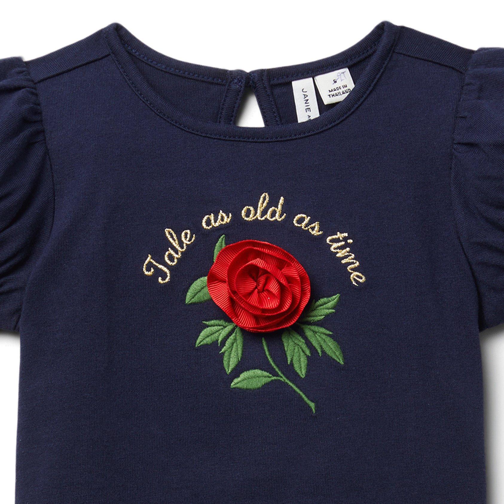 Disney Belle Embroidered Tee image number 2