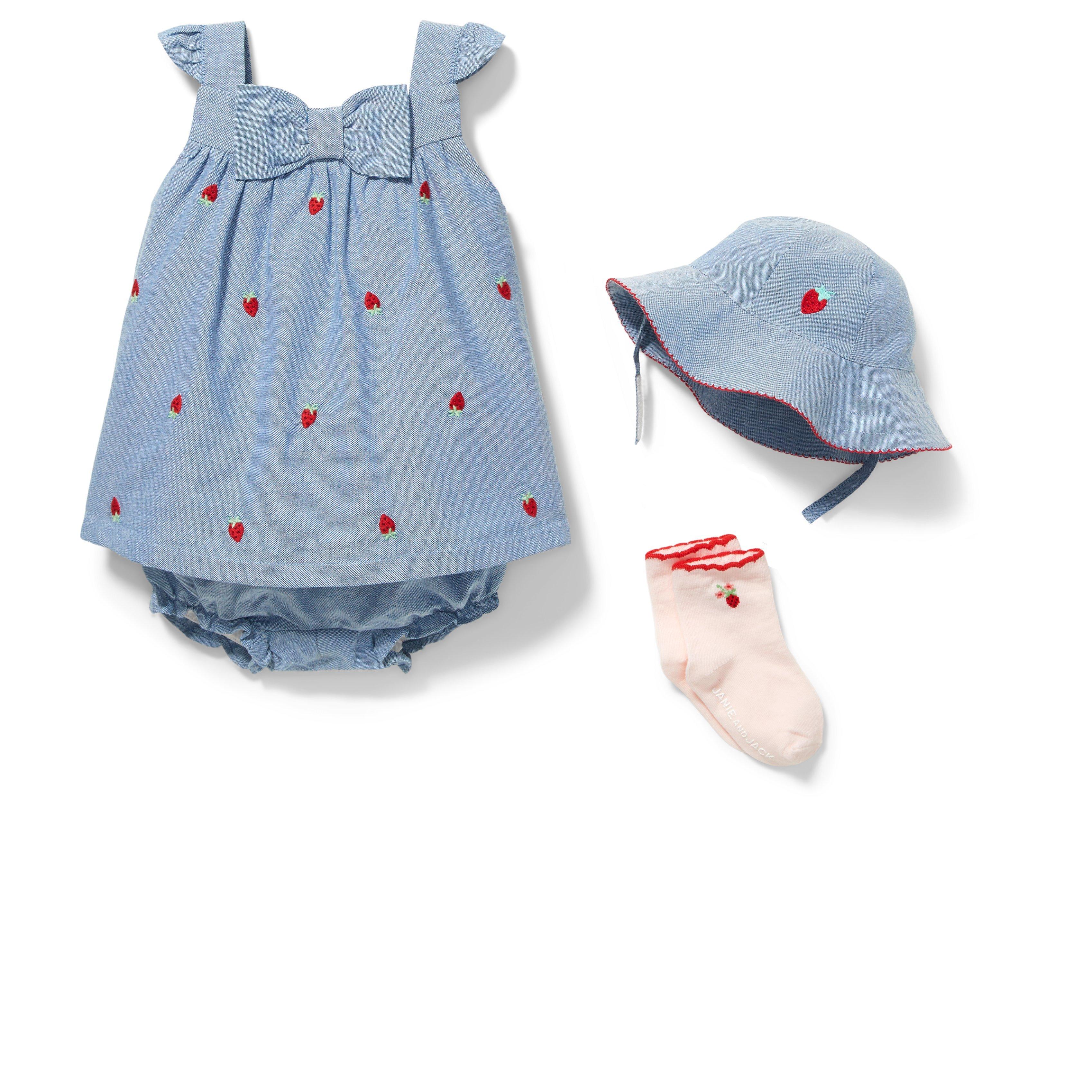 Baby 3-Piece Strawberry Gift Box image number 0