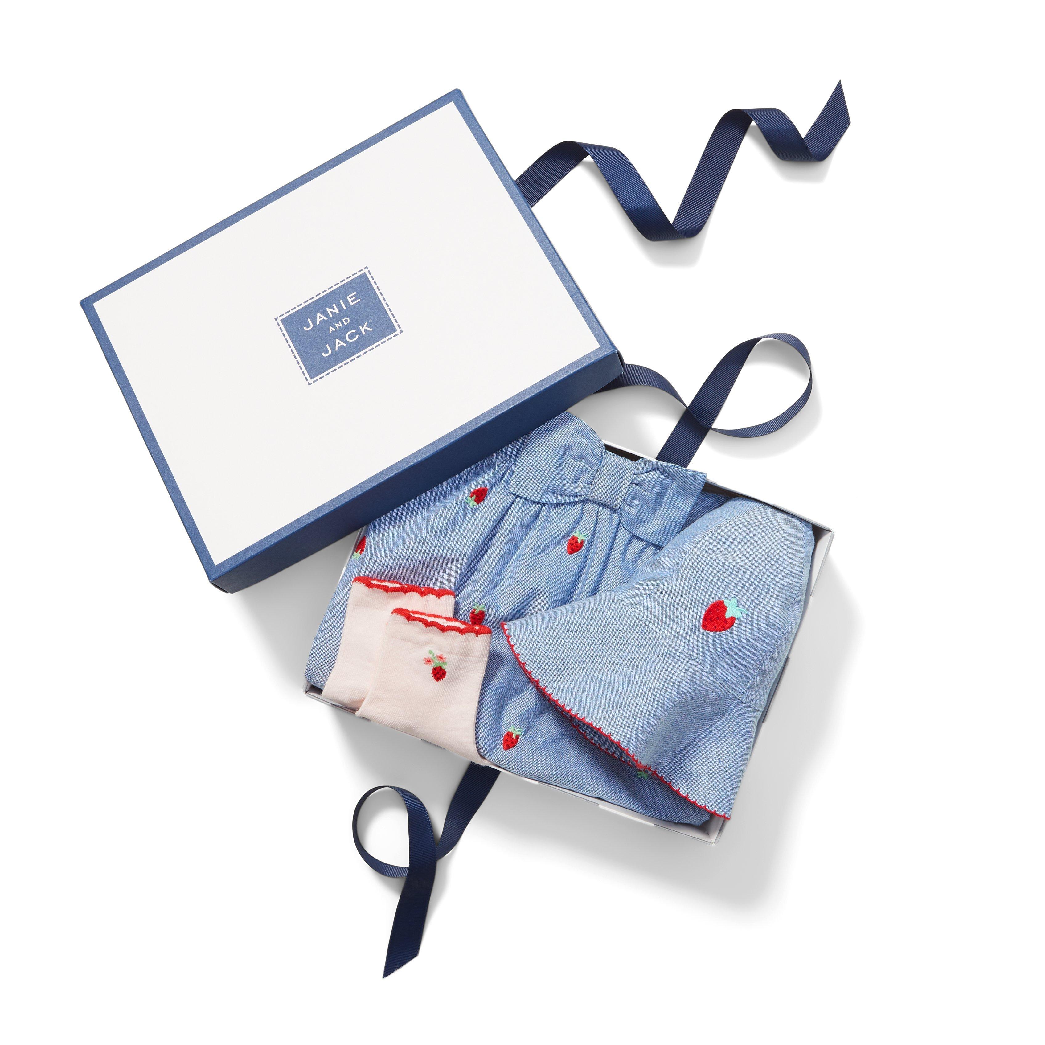 Baby 3-Piece Strawberry Gift Box image number 1