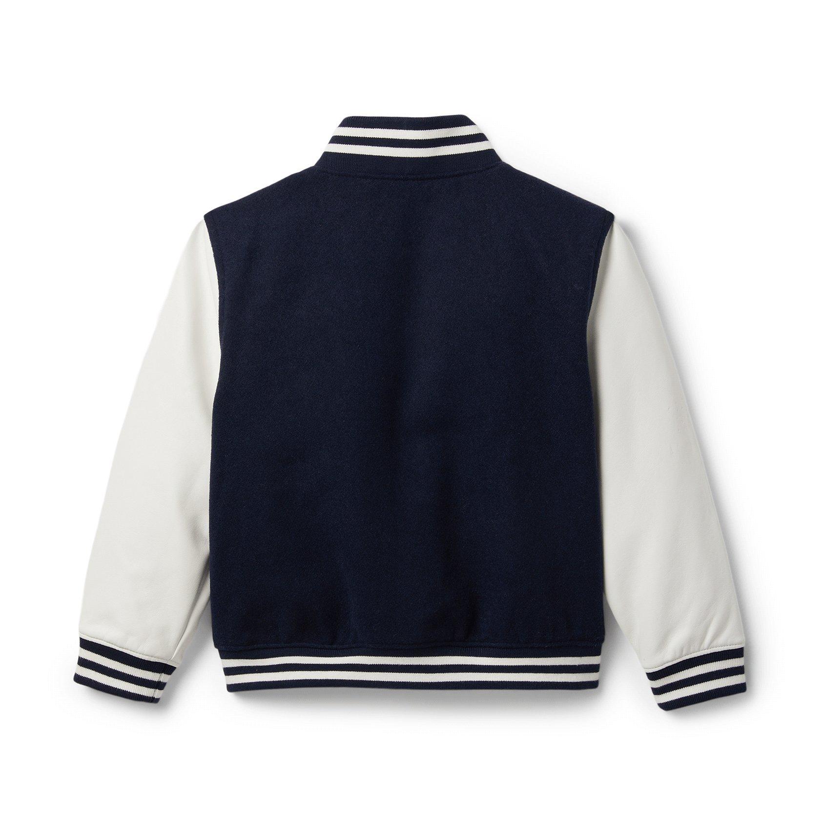 Varsity Wool Bomber Jacket  image number 1