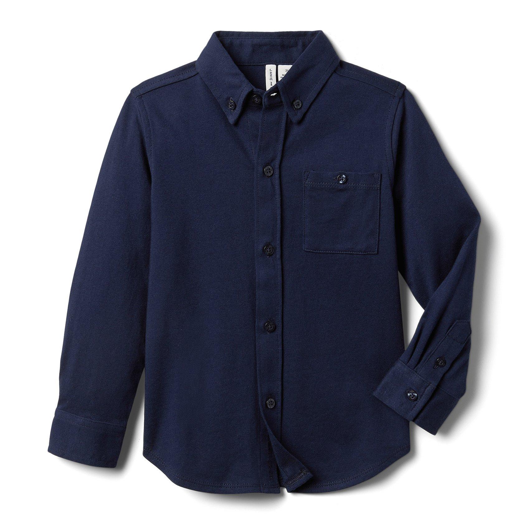Jersey Button-Up Shirt  image number 0