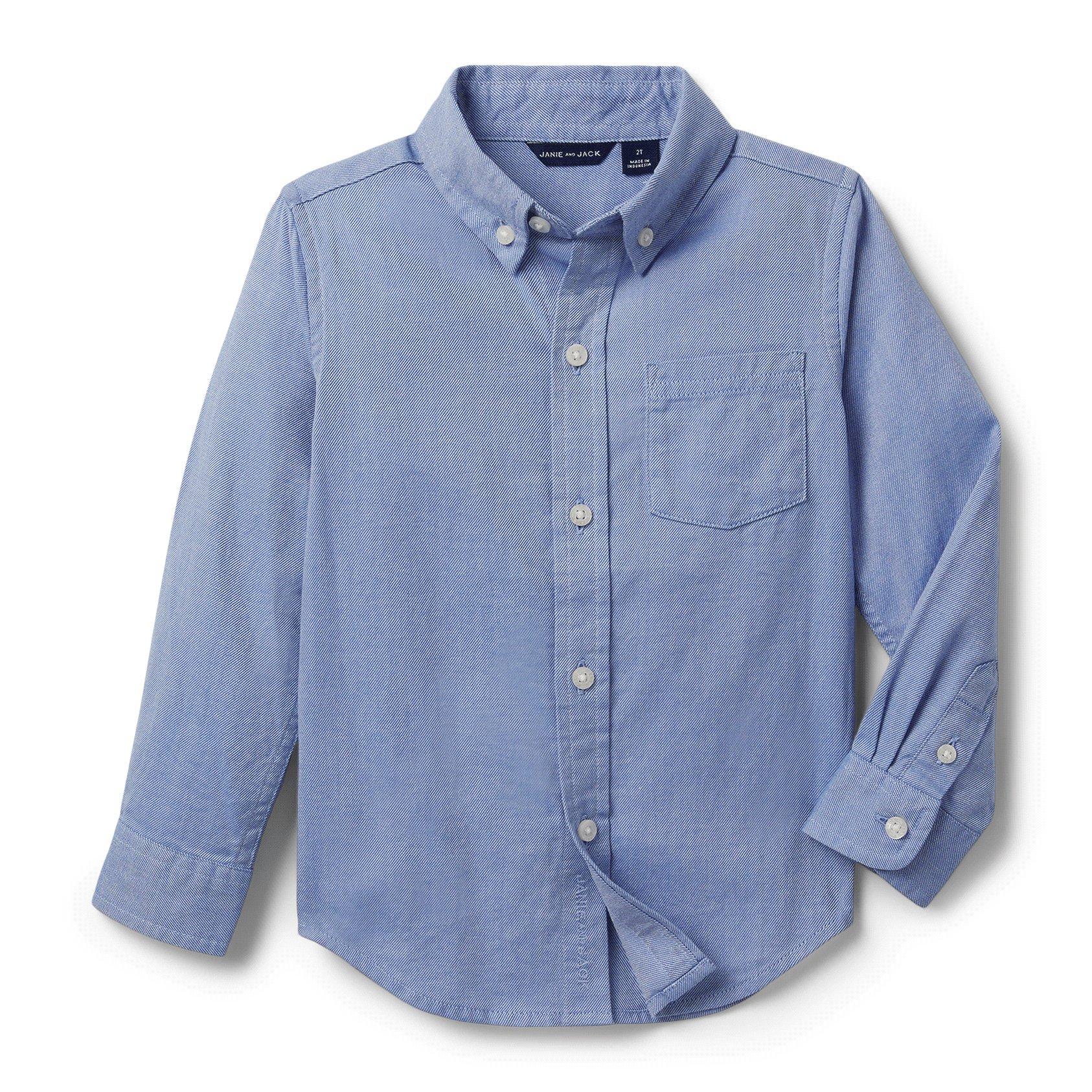Brushed Twill Button-Up Shirt  image number 0