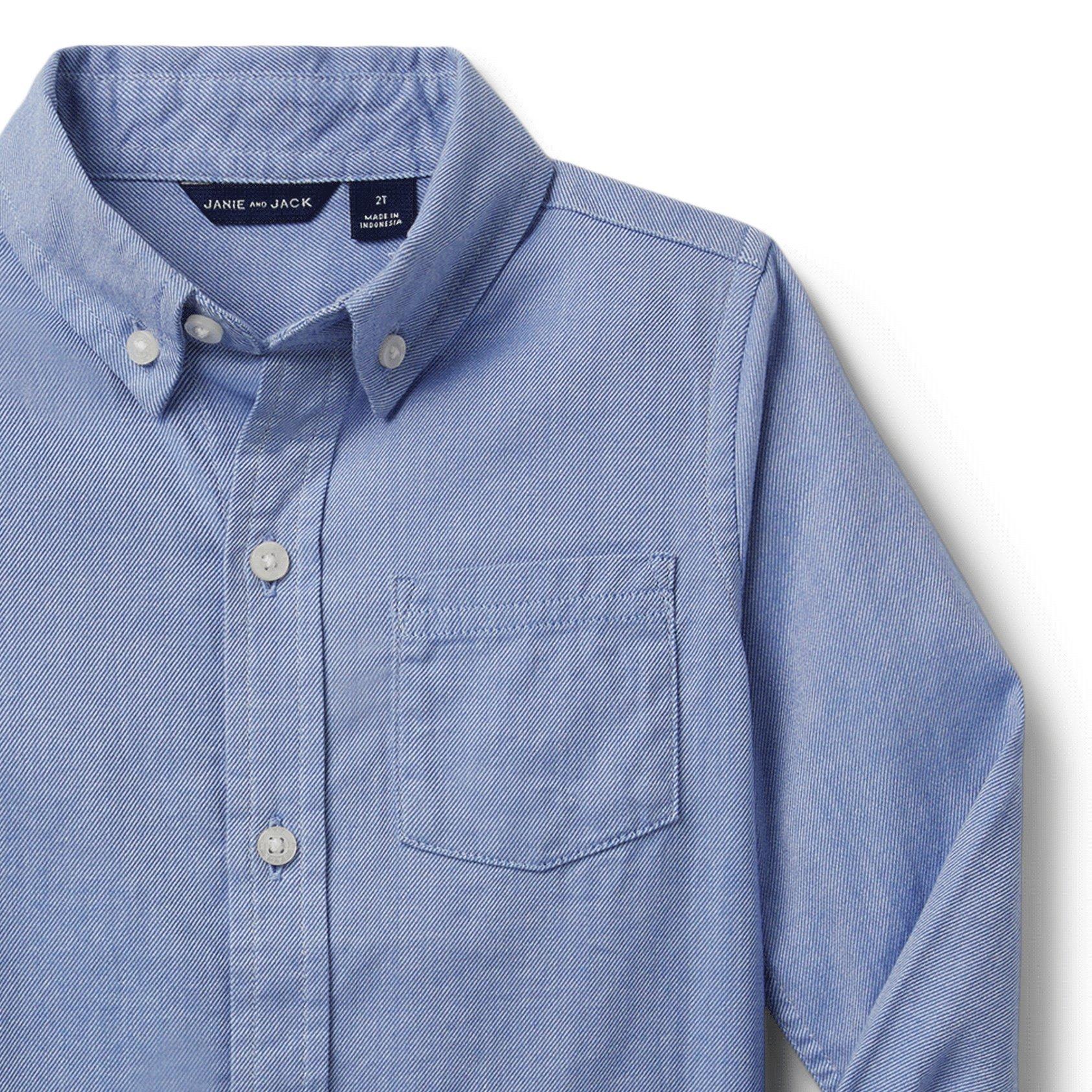 Brushed Twill Button-Up Shirt  image number 2