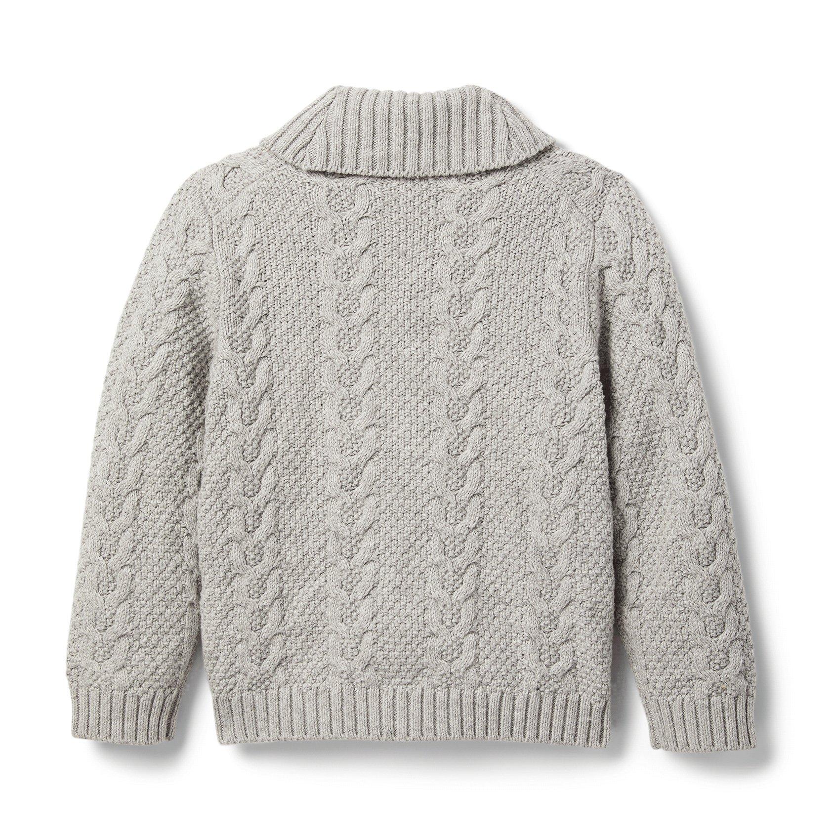 The Cable Knit Shawl Collar Cardigan  image number 1