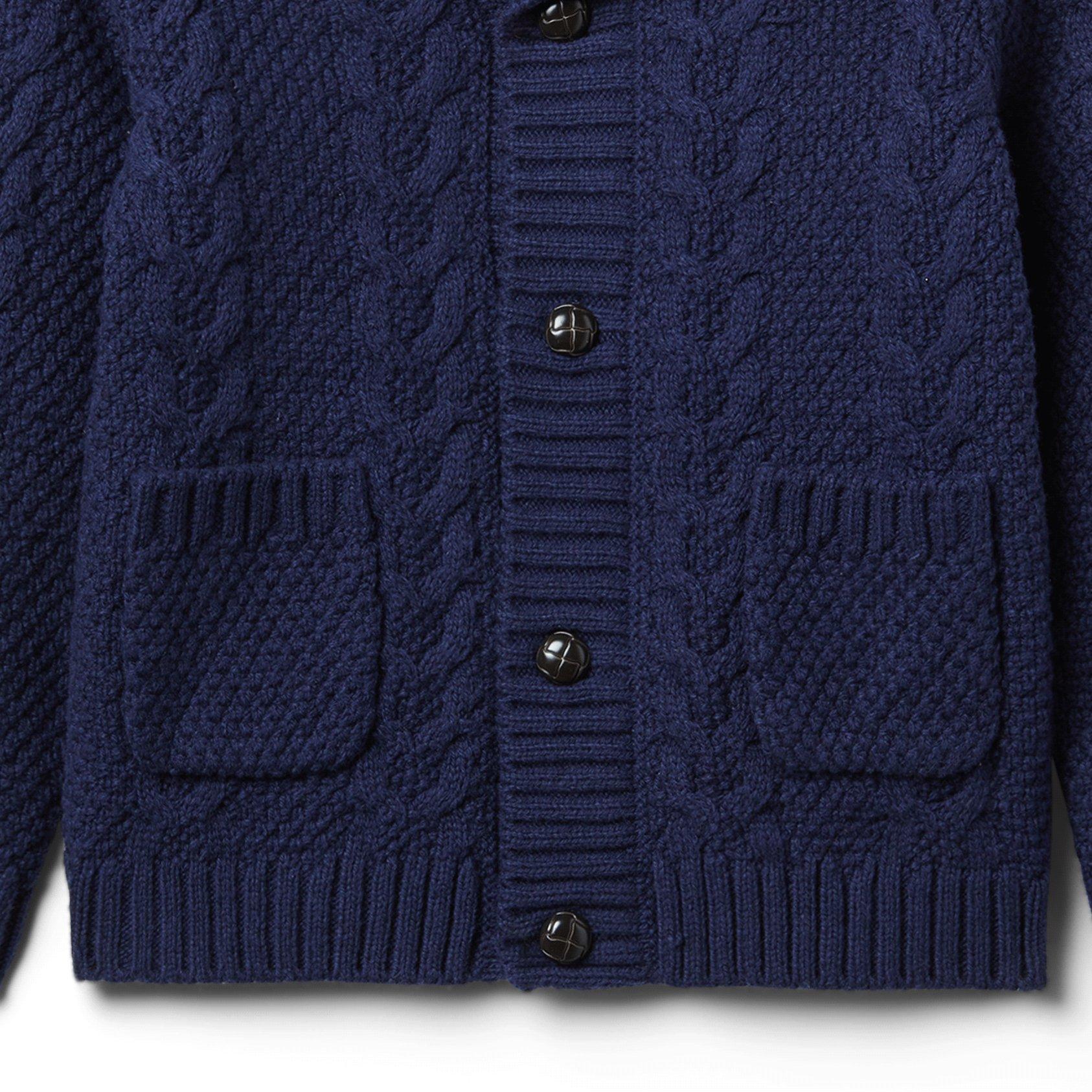 The Cable Knit Shawl Collar Cardigan  image number 2
